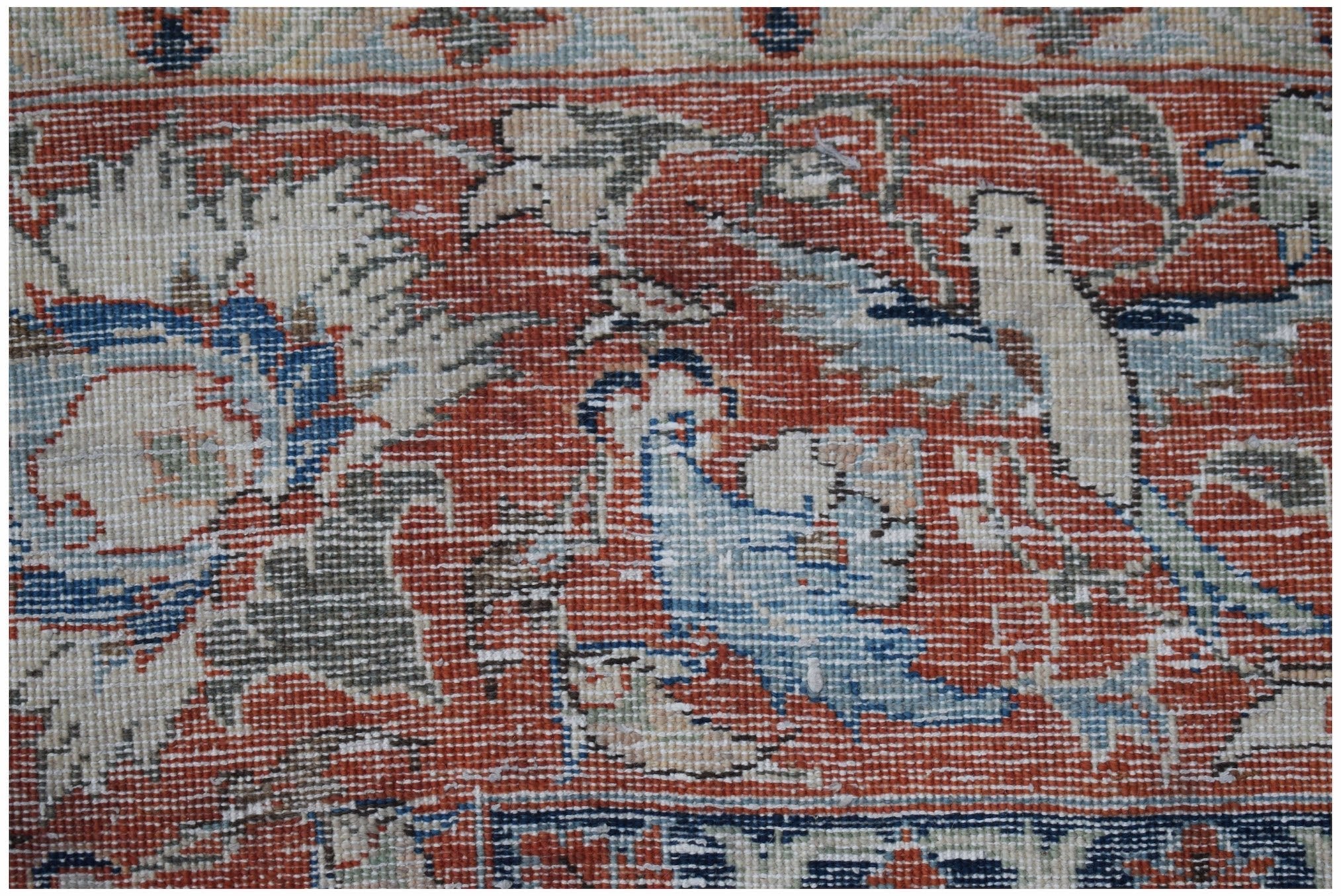 Handmade Vintage Persian Kashan Rug | 325 x 213 cm | 10'8" x 8' - Najaf Rugs & Textile