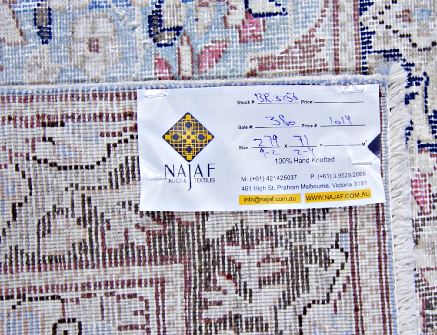 Handmade Vintage Persian Kerman Hallway Runner | 279 x 71 cm | 9'2" x 2'4" - Najaf Rugs & Textile