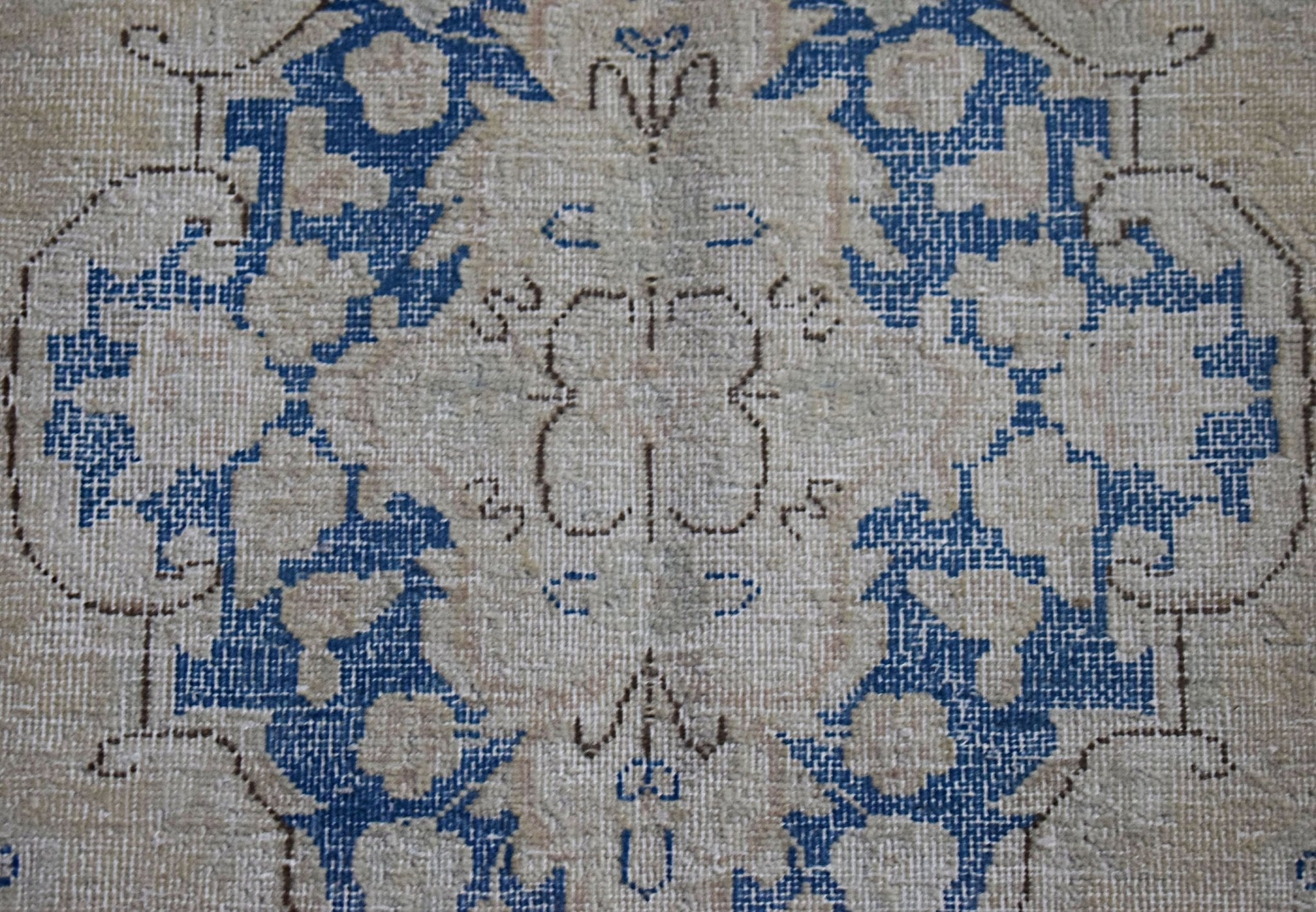 Handmade Vintage Persian Kerman Hallway Runner | 390 x 118 cm | 12'10" x 3'11" - Najaf Rugs & Textile