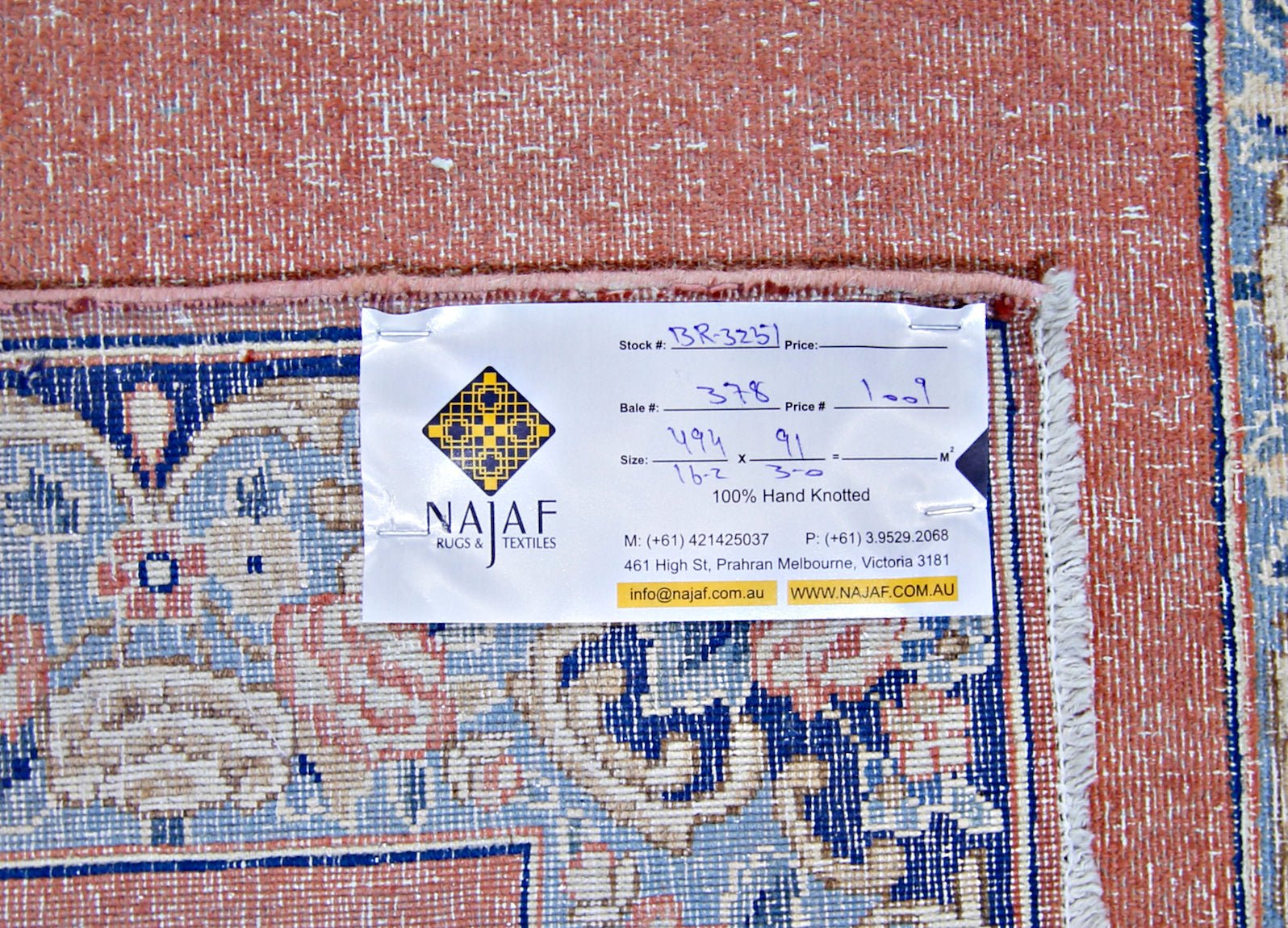 Handmade Vintage Persian Kerman Hallway Runner | 494 x 91 cm | 16'2" x 3' - Najaf Rugs & Textile