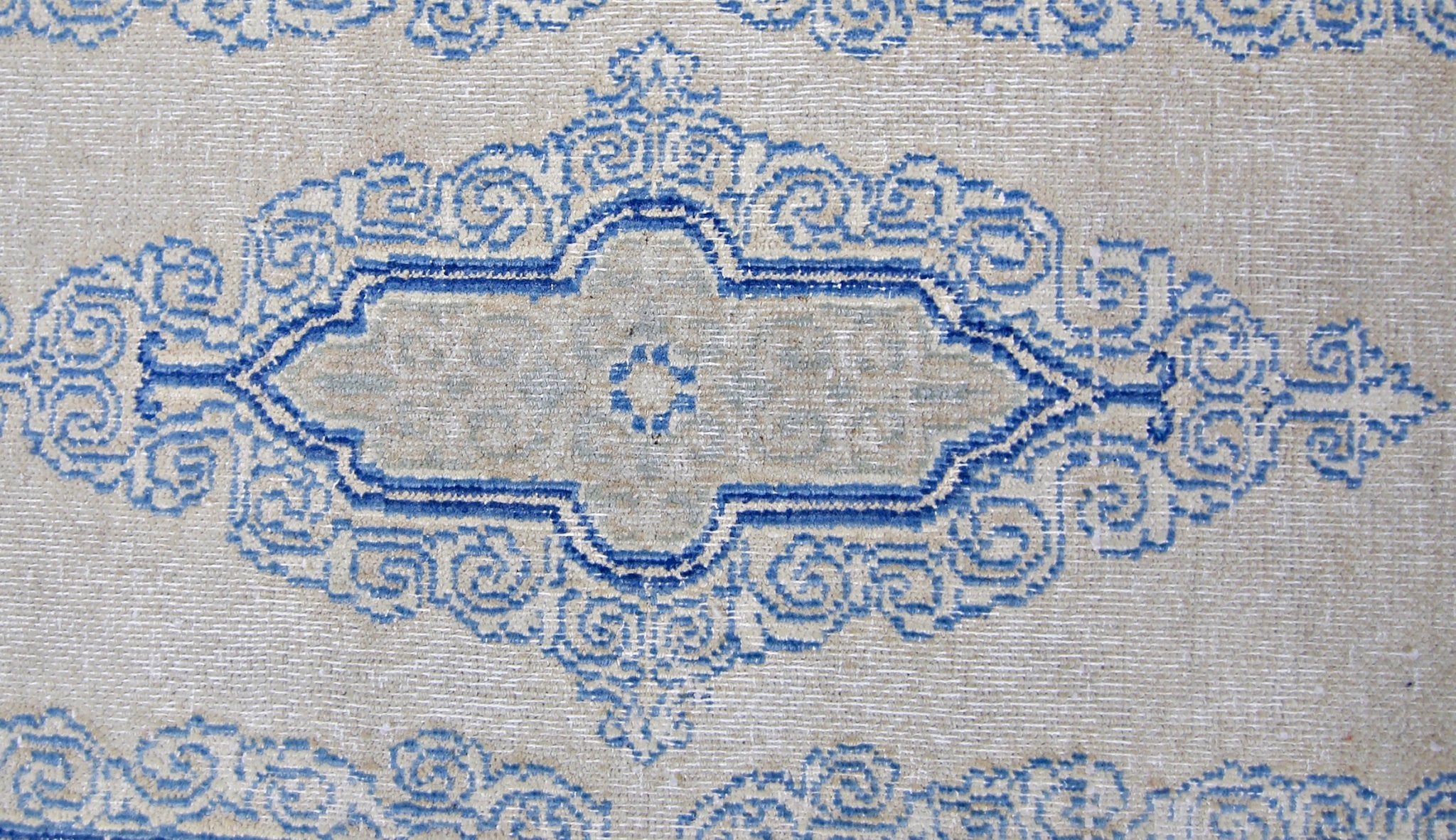 Handmade Vintage Persian Kerman Rug | 110 x 57 cm | 3'7" x 1'10" - Najaf Rugs & Textile