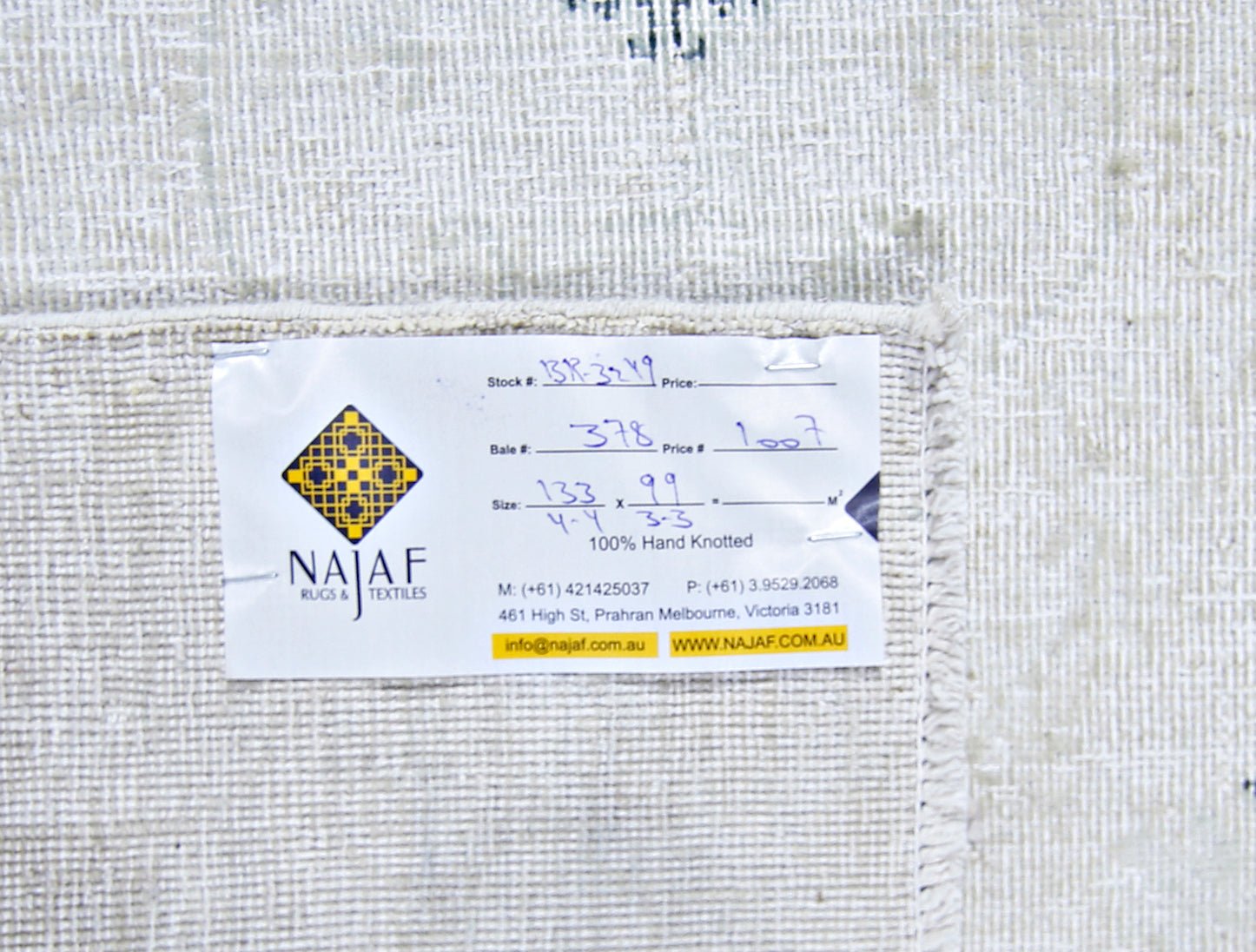 Handmade Vintage Persian Kerman Rug | 133 x 99 cm | 4'4" x 3'3" - Najaf Rugs & Textile