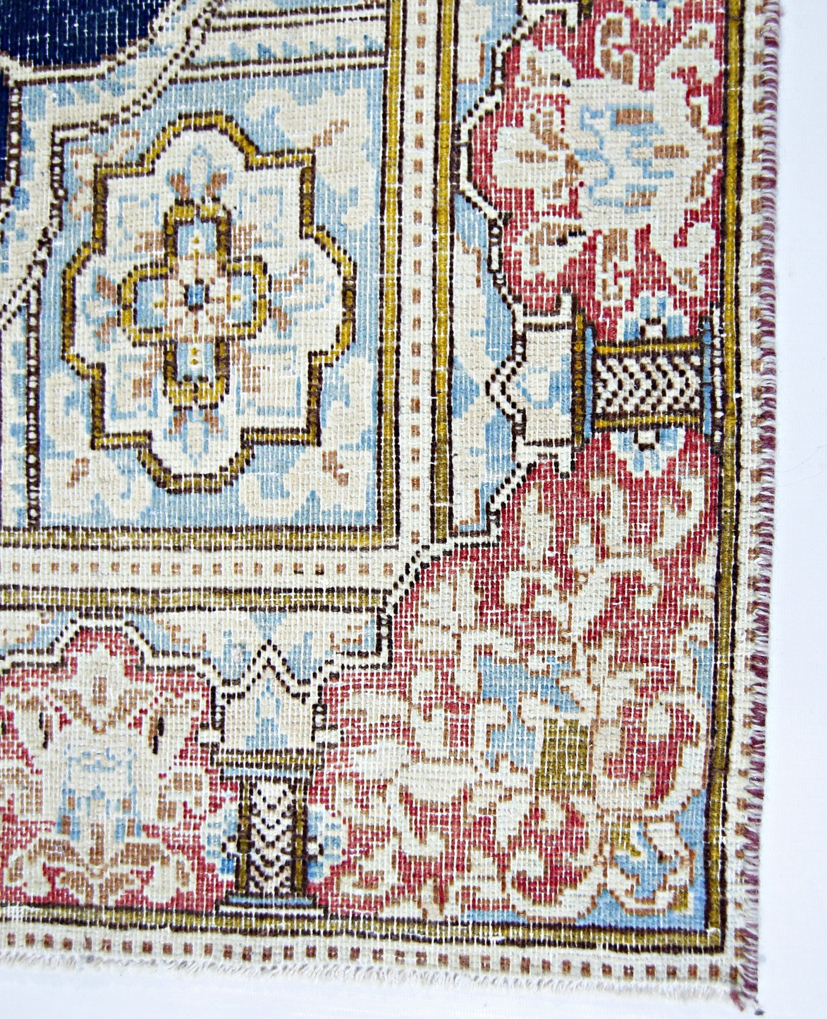 Handmade Vintage Persian Kerman Rug | 142 x 86 cm | 4'8" x 2'10" - Najaf Rugs & Textile