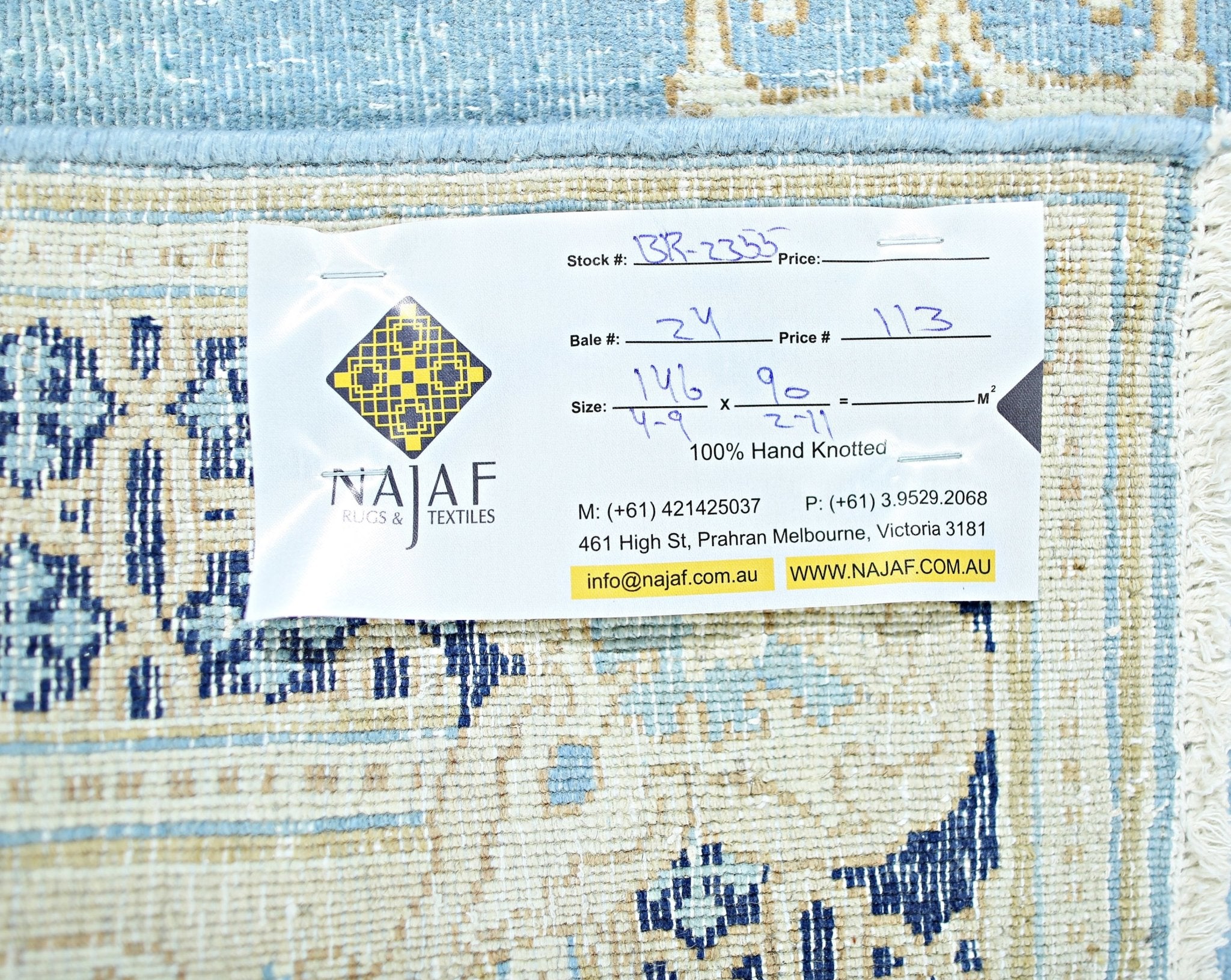 Handmade Vintage Persian Kerman Rug | 146 x 90 cm | 4'9" x 2'11" - Najaf Rugs & Textile