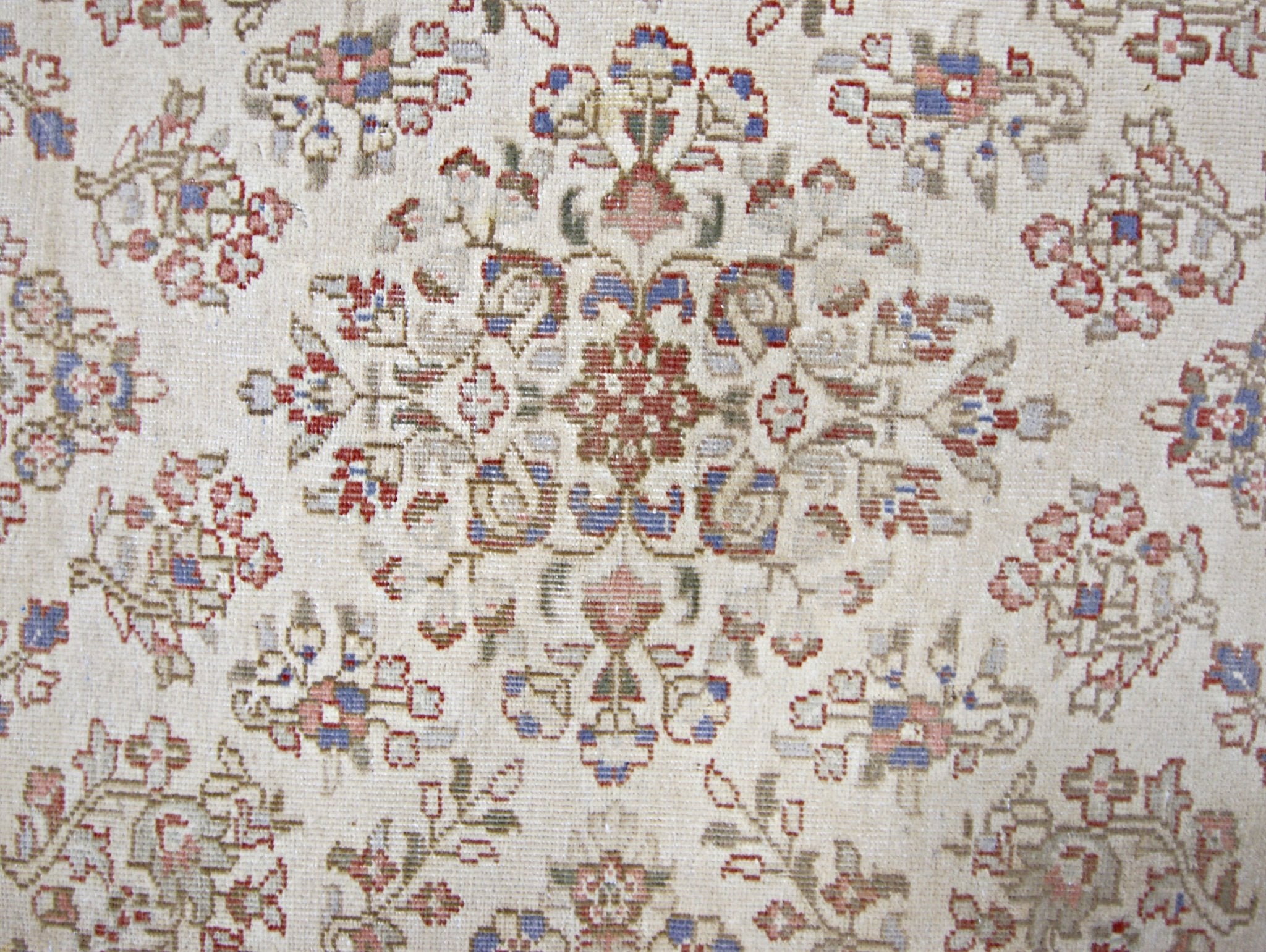 Handmade Vintage Persian Kerman Rug | 148 x 103 cm | 4'10" x 3'5" - Najaf Rugs & Textile