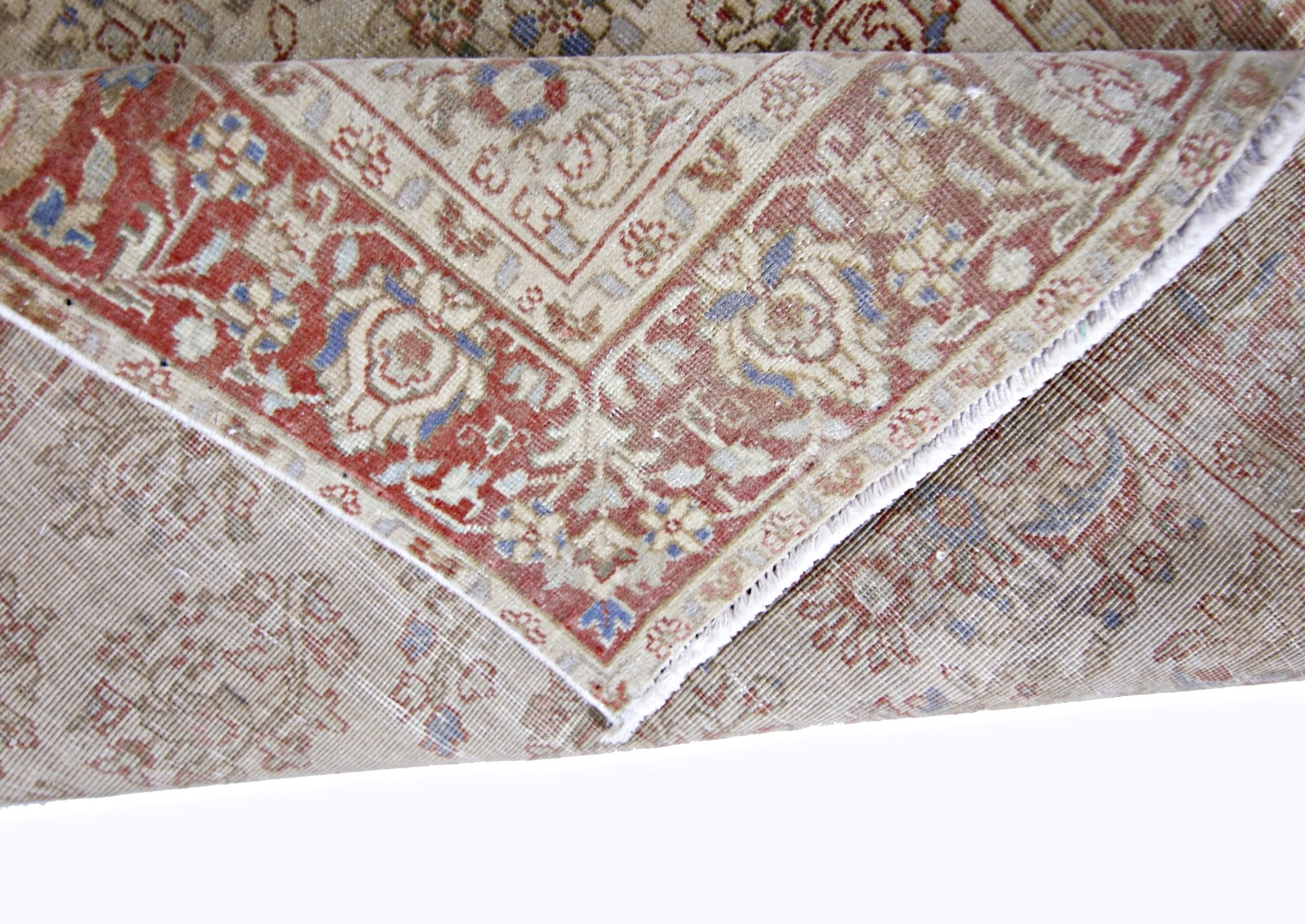 Handmade Vintage Persian Kerman Rug | 148 x 103 cm | 4'10" x 3'5" - Najaf Rugs & Textile