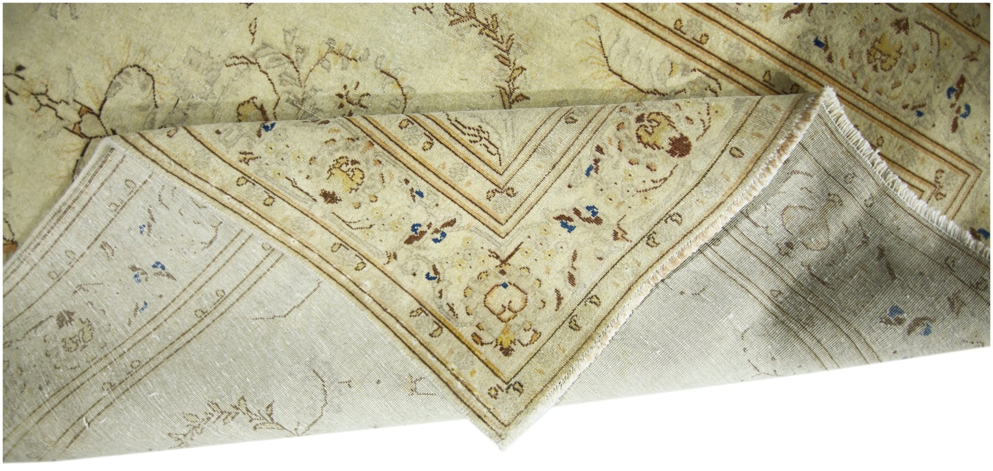 Handmade Vintage Persian Kerman Rug | 148 x 112 cm | 4'6" x 3'8" - Najaf Rugs & Textile