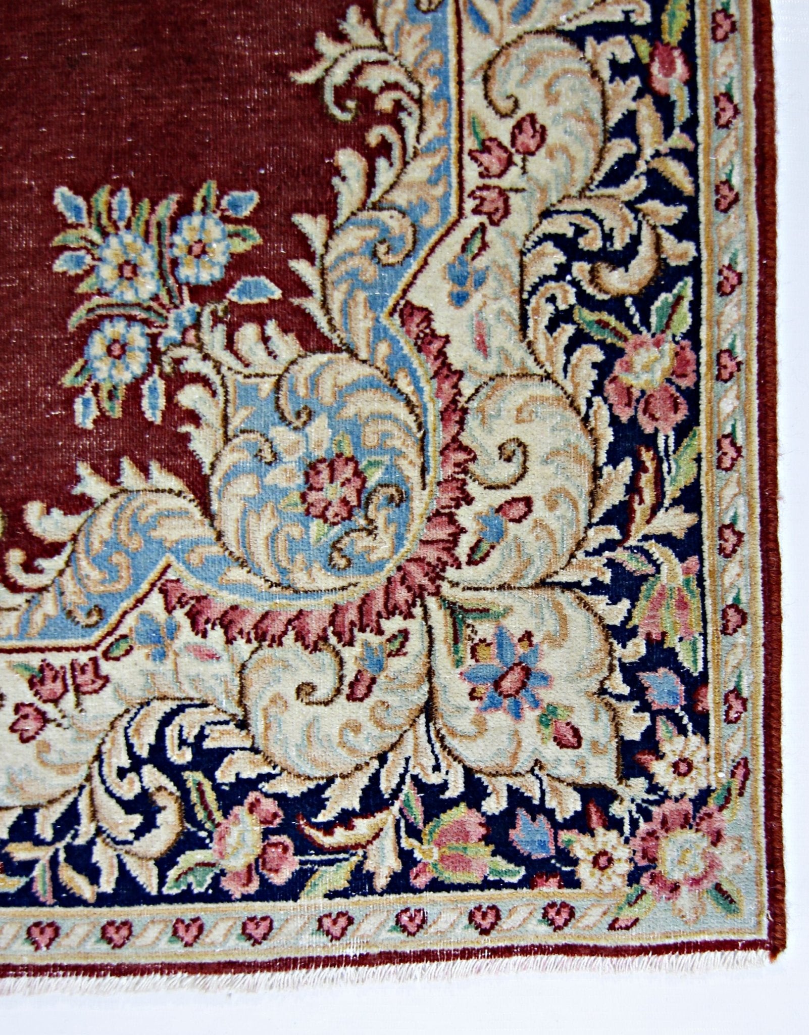 Handmade Vintage Persian Kerman Rug | 152 x 88 cm | 5' x 2'11" - Najaf Rugs & Textile