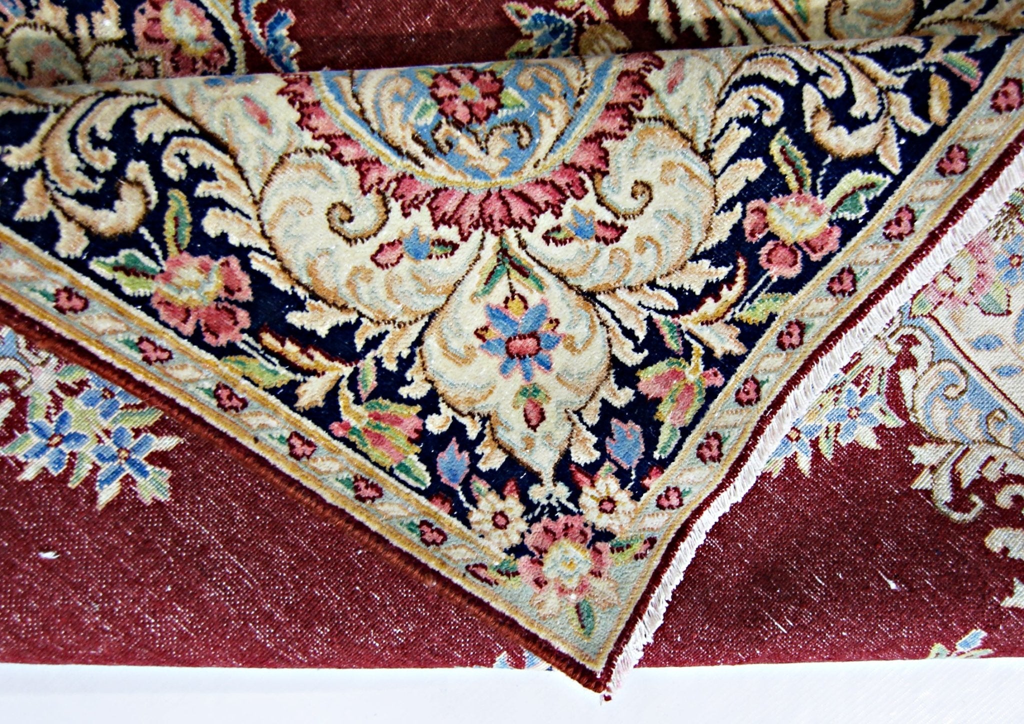 Handmade Vintage Persian Kerman Rug | 152 x 88 cm | 5' x 2'11" - Najaf Rugs & Textile