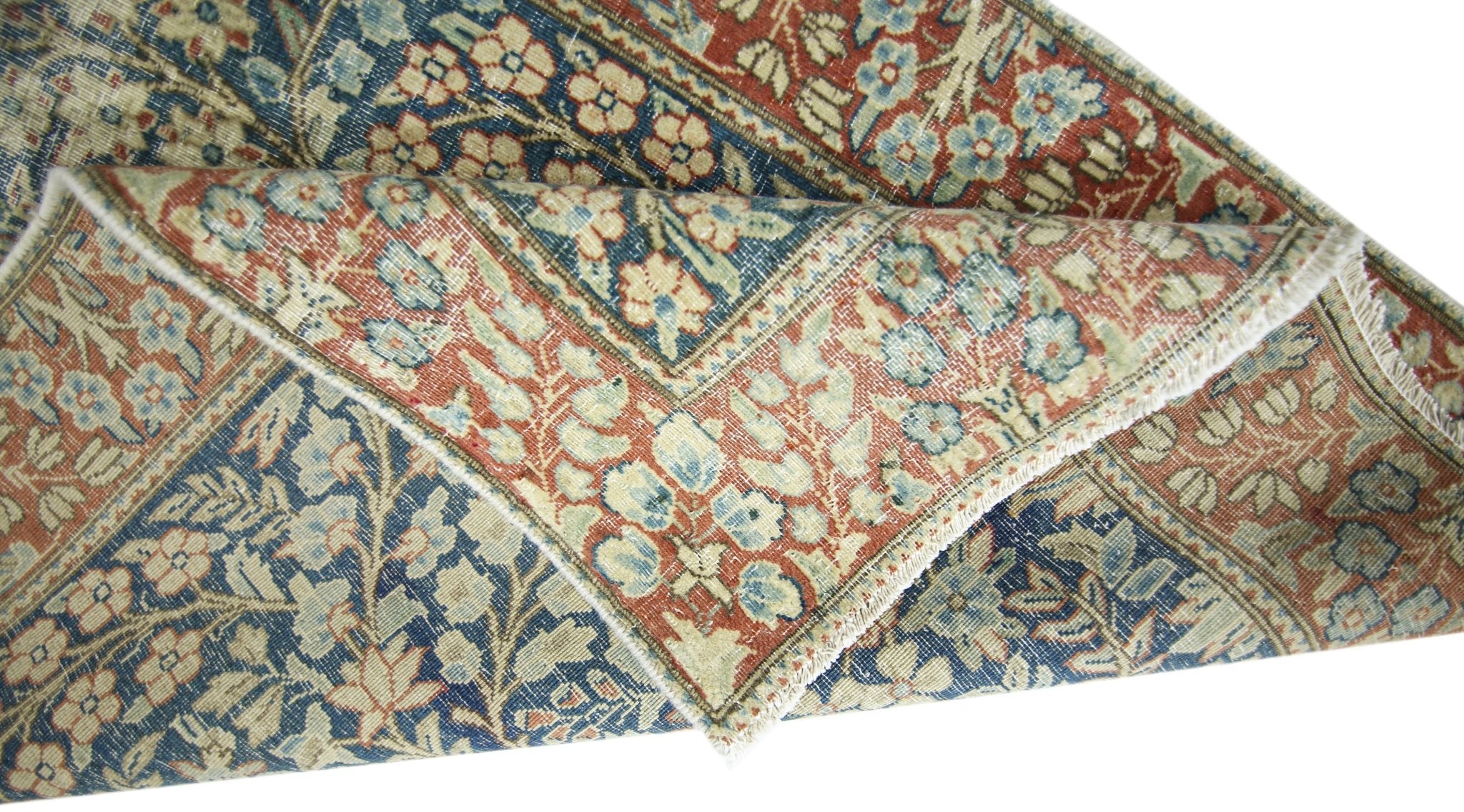 Handmade Vintage Persian Kerman Rug | 156 x 86 cm | 5'1" x 2'10" - Najaf Rugs & Textile