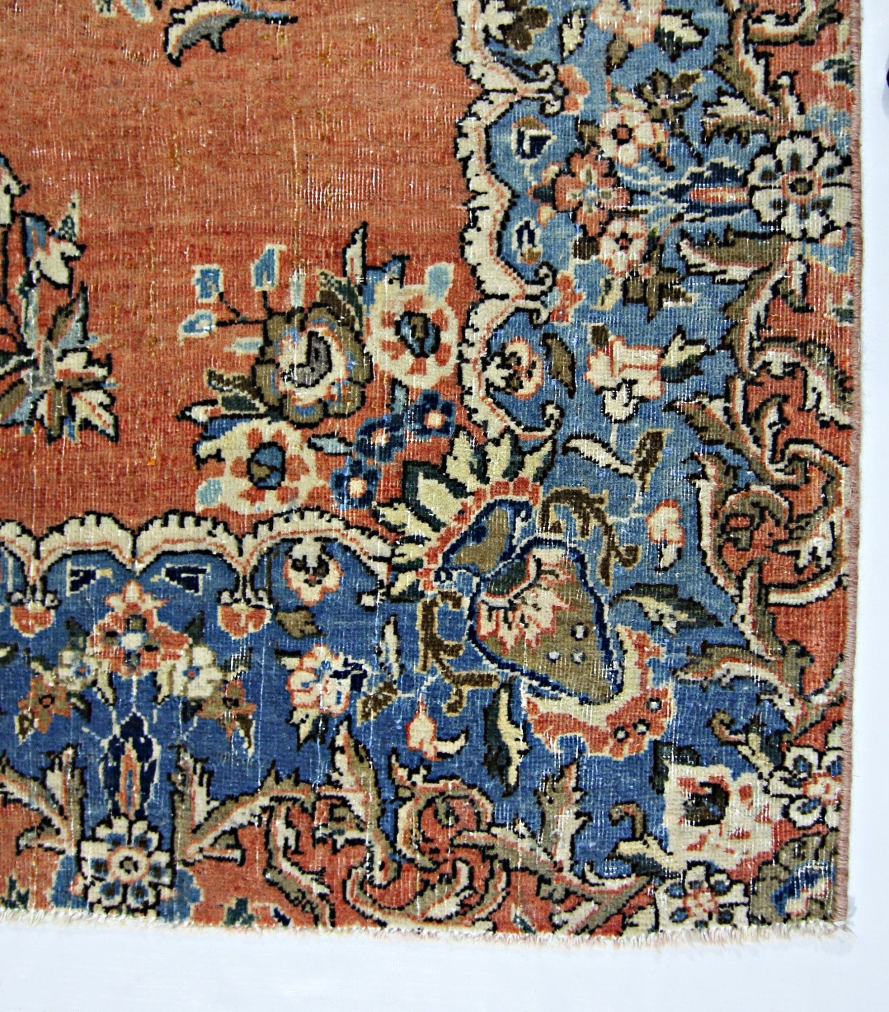 Handmade Vintage Persian Kerman Rug | 175 x 112 cm | 5'9" x 3'8" - Najaf Rugs & Textile