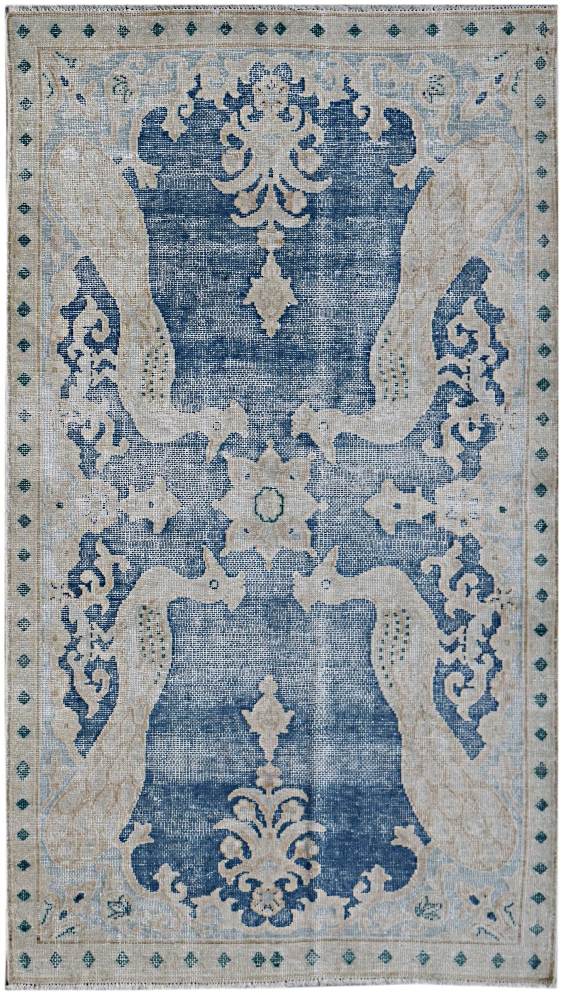 Handmade Vintage Persian Kerman Rug | 176 x 100 cm | 5'10" x 3'4" - Najaf Rugs & Textile