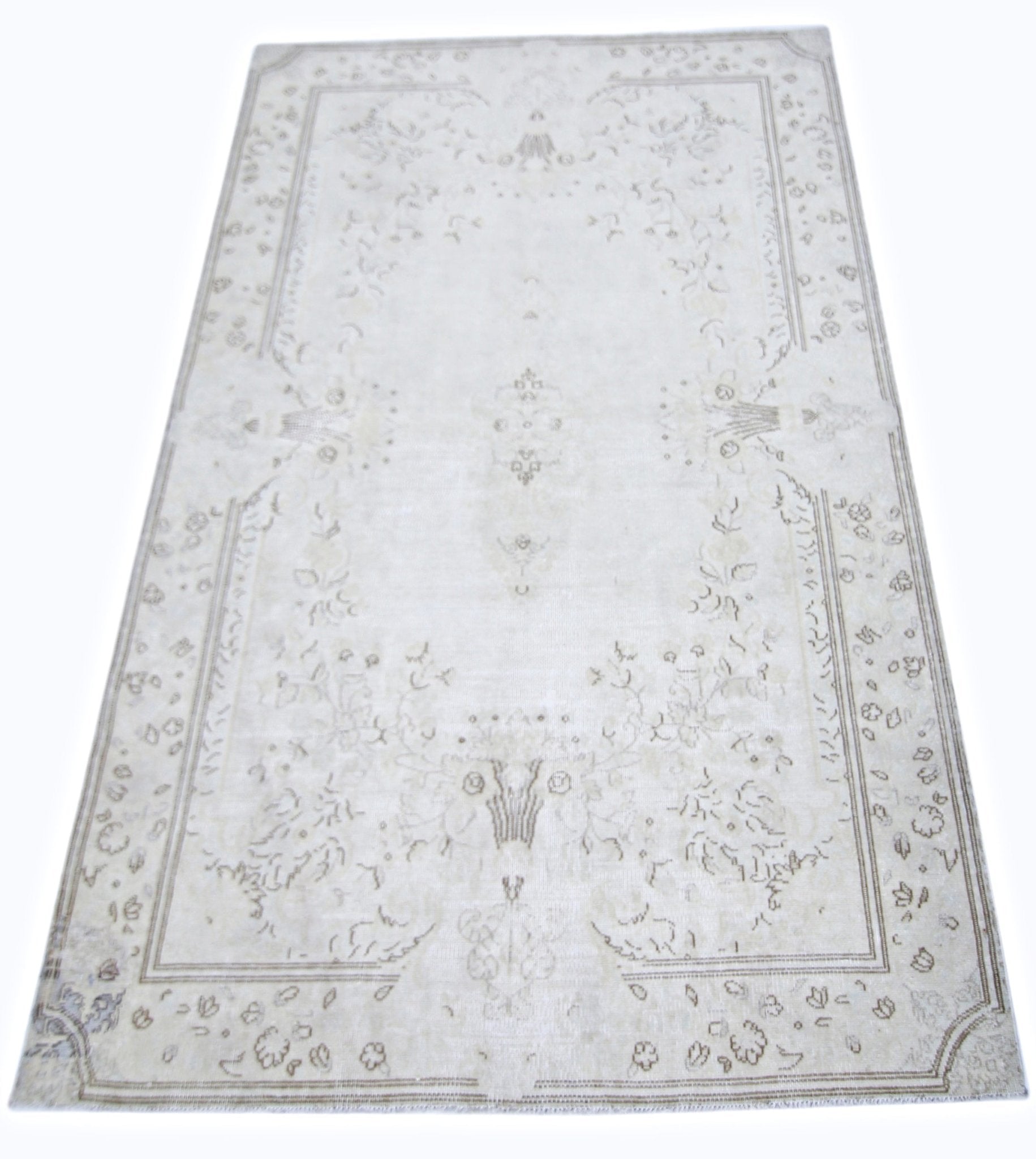 Handmade Vintage Persian Kerman Rug | 190 x 127 cm | 6'3" x 4'2" - Najaf Rugs & Textile