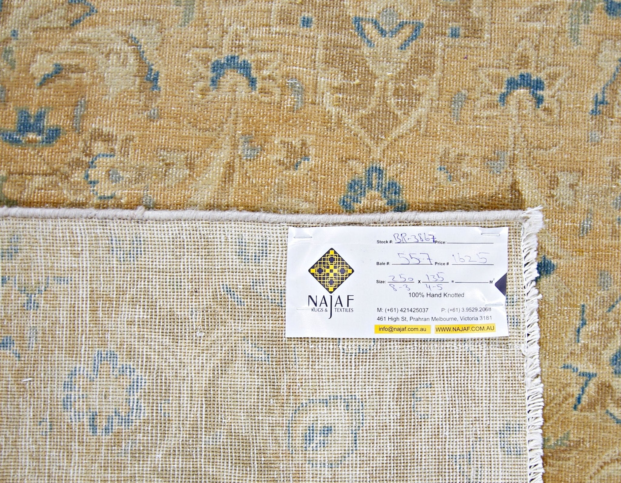 Handmade Vintage Persian Kerman Rug | 250 x 135 cm | 8'3" x 4'5" - Najaf Rugs & Textile