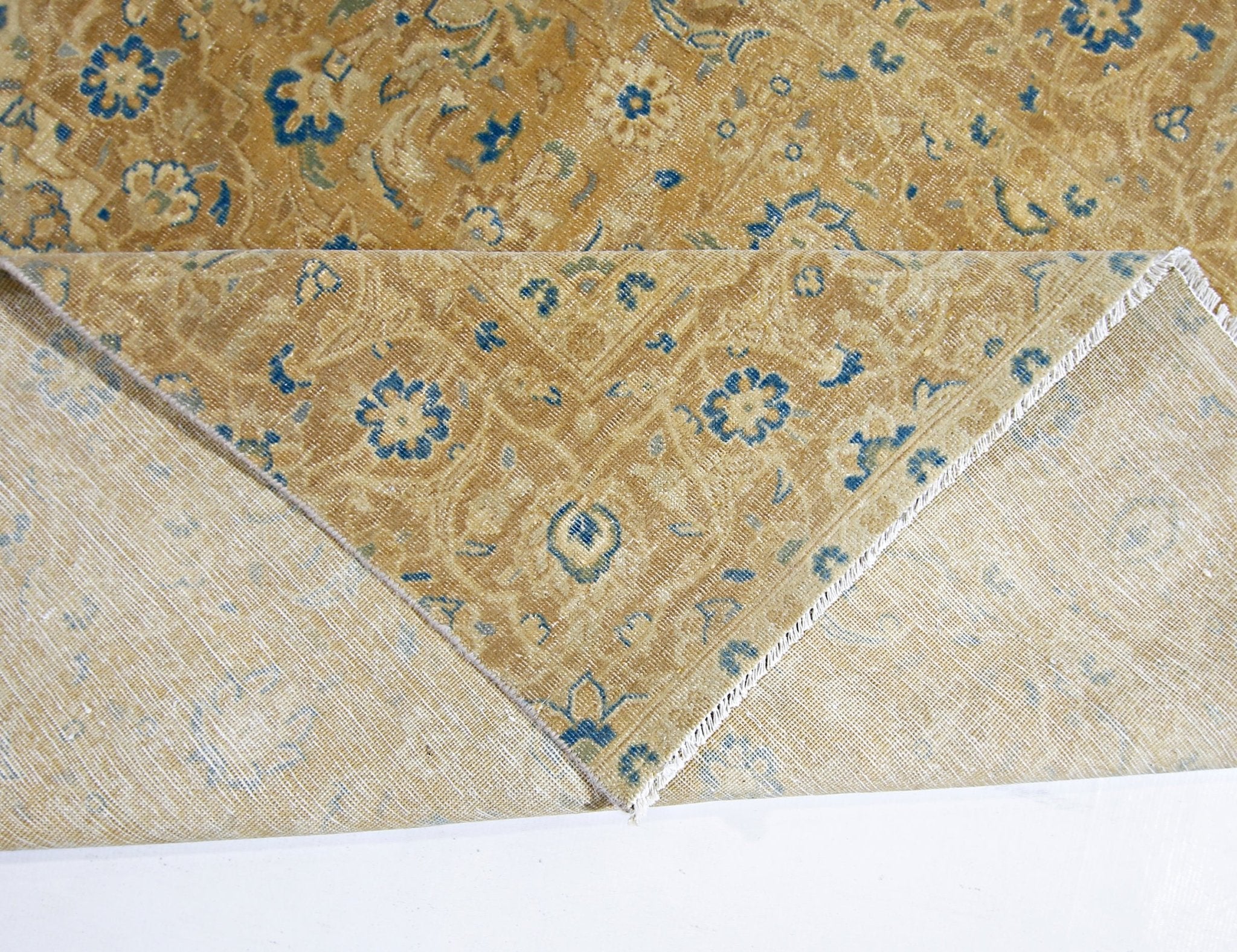 Handmade Vintage Persian Kerman Rug | 250 x 135 cm | 8'3" x 4'5" - Najaf Rugs & Textile