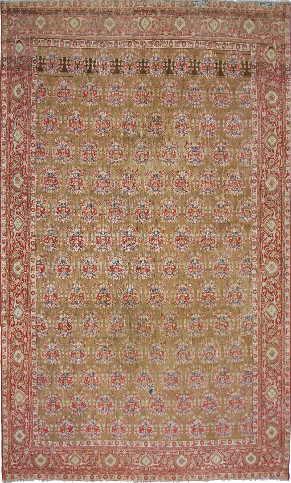 Handmade Vintage Persian Kerman Rug | 251 x 158 cm | 8'3" x 5'2" - Najaf Rugs & Textile