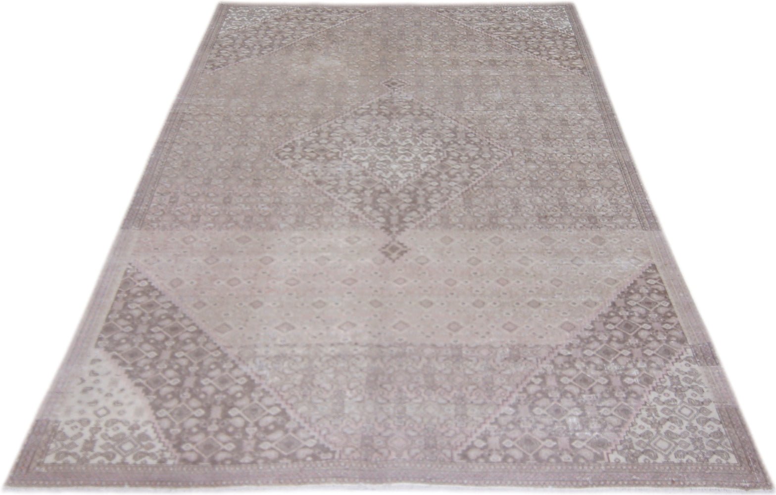 Handmade Vintage Persian Kerman Rug | 258 x 159 cm | 8'6" x 5'3" - Najaf Rugs & Textile