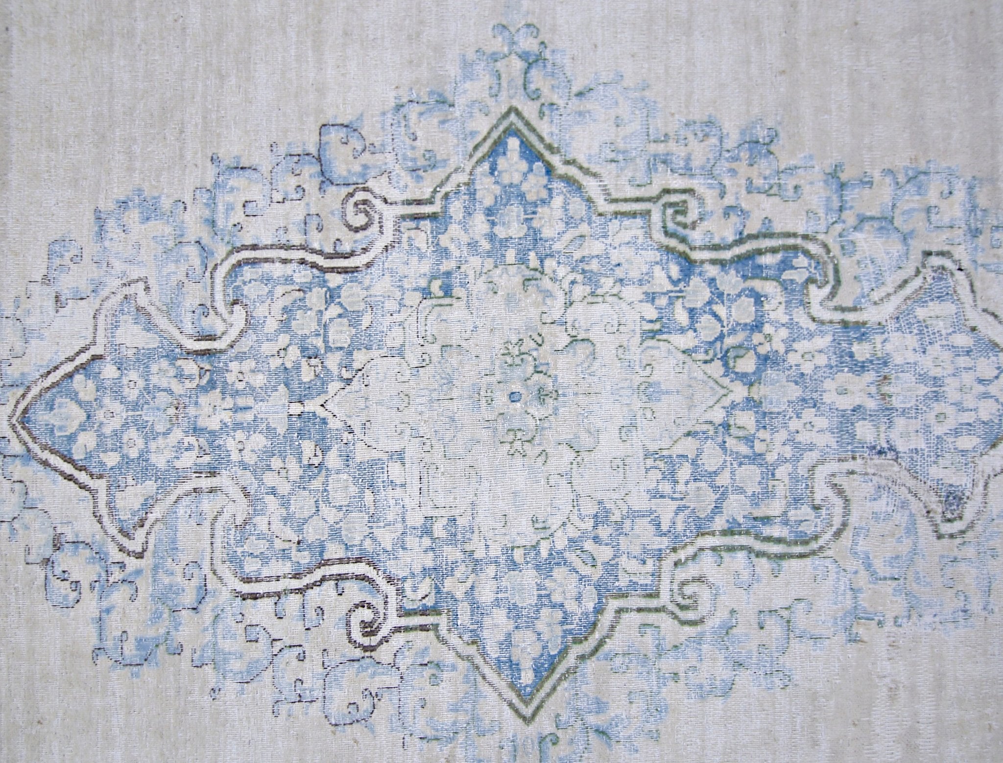 Handmade Vintage Persian Kerman Rug | 298 x 224 cm | 9'9" x 7'4" - Najaf Rugs & Textile