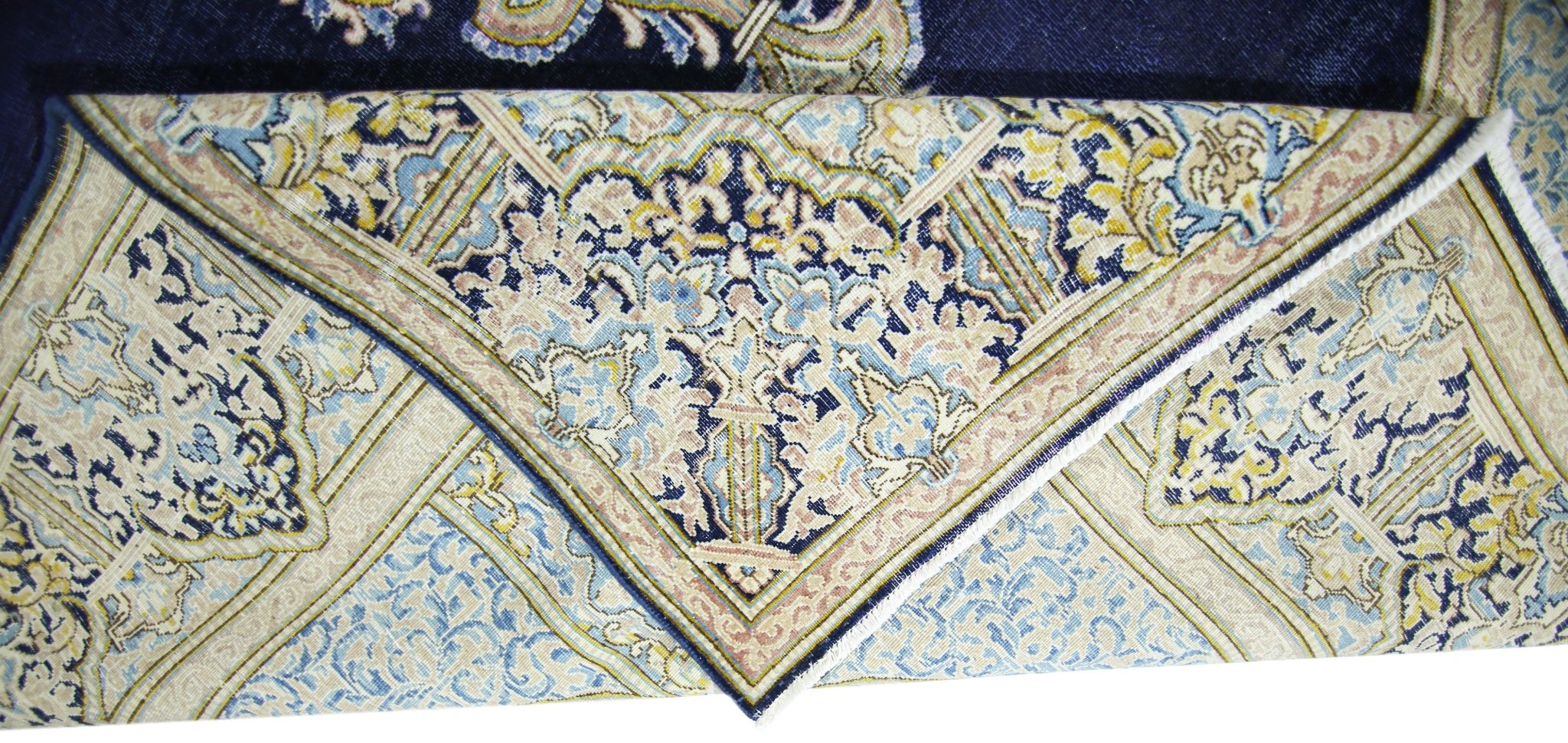 Handmade Vintage Persian Kerman Rug | 305 x 212 cm | 10' x 6'11" - Najaf Rugs & Textile