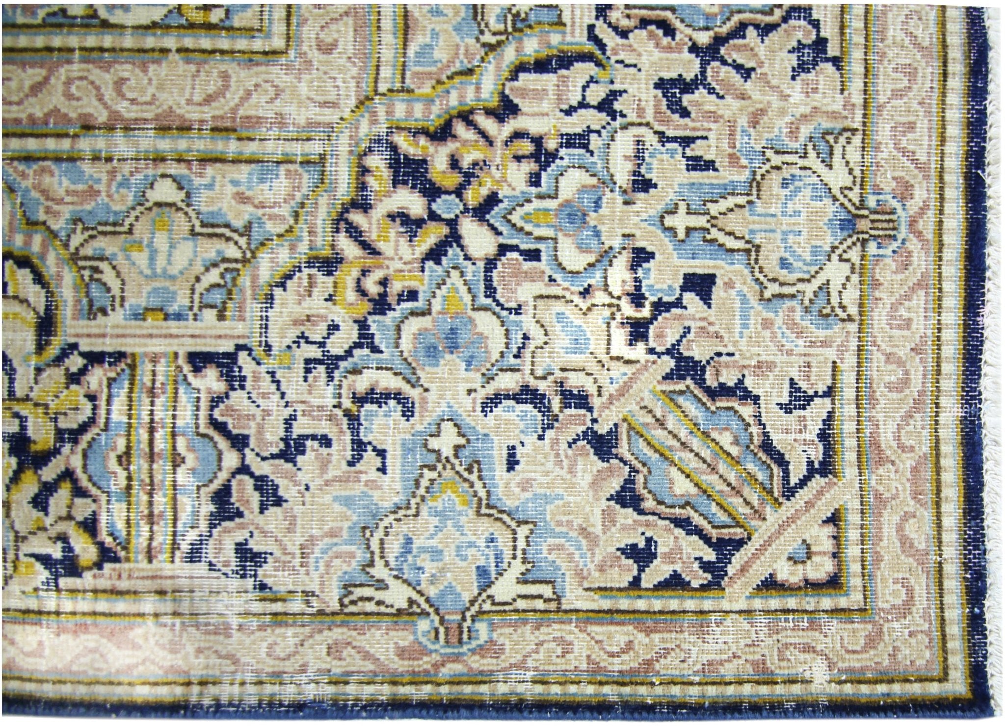 Handmade Vintage Persian Kerman Rug | 305 x 212 cm | 10' x 6'11" - Najaf Rugs & Textile