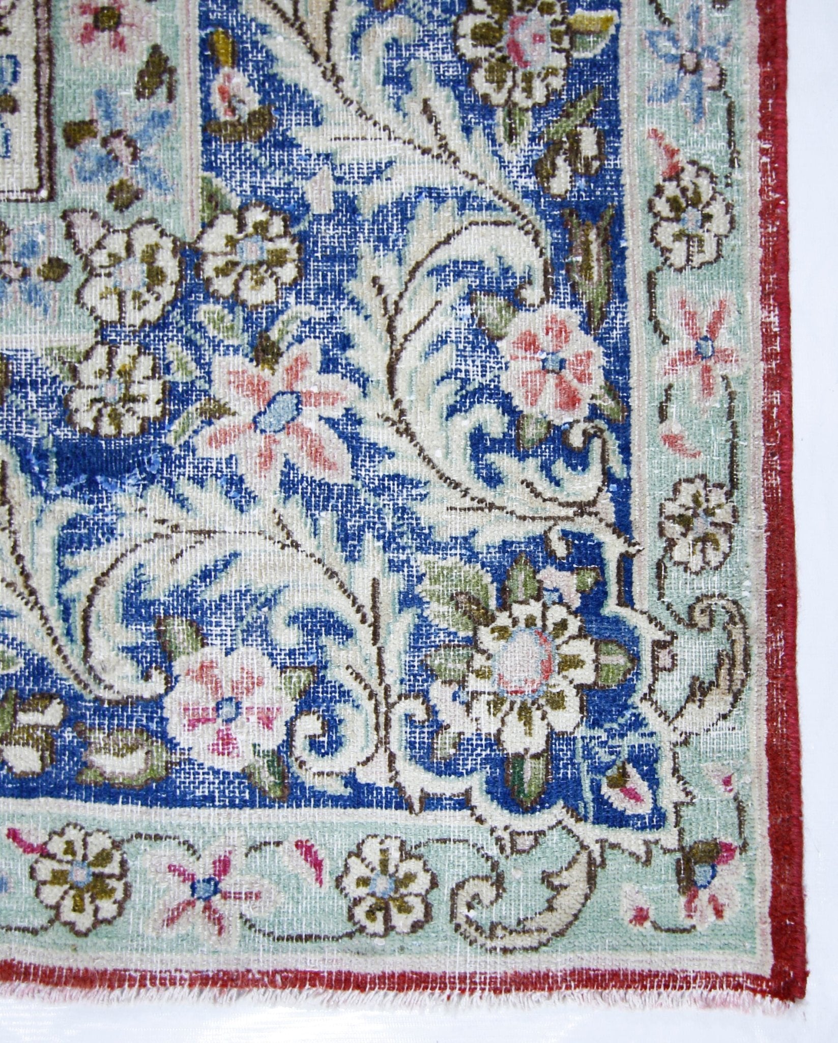 Handmade Vintage Persian Kerman Rug | 307 x 207 cm | 10'1" x 6'9" - Najaf Rugs & Textile