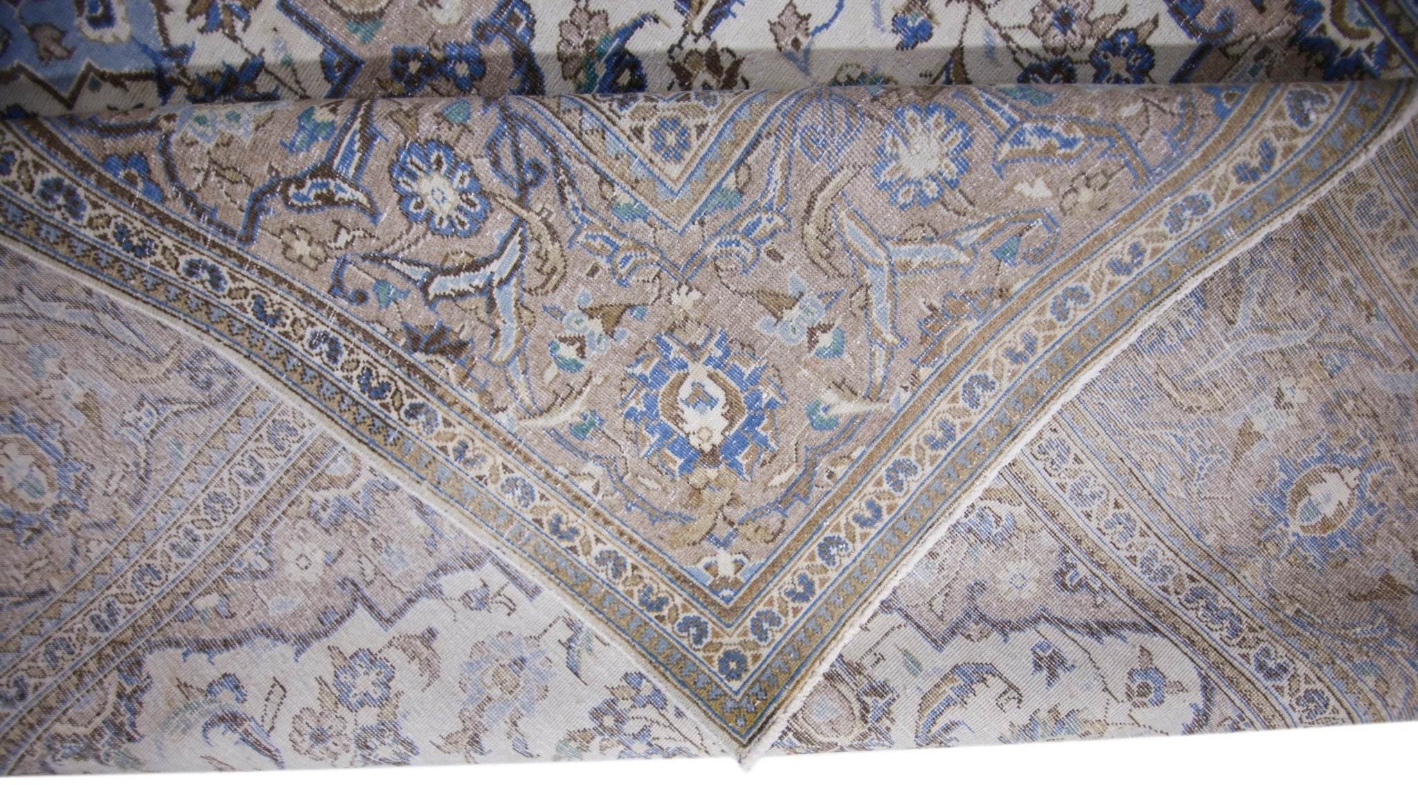 Handmade Vintage Persian Kerman Rug | 314 x 201 cm | 10'4" x 6'7" - Najaf Rugs & Textile