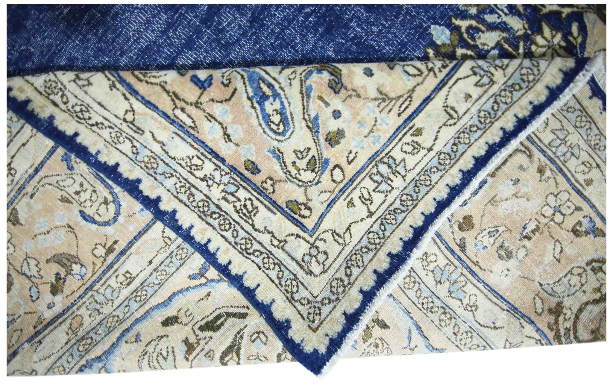 Handmade Vintage Persian Kerman Rug | 315 x 201 cm | 10'4" x 6'7" - Najaf Rugs & Textile