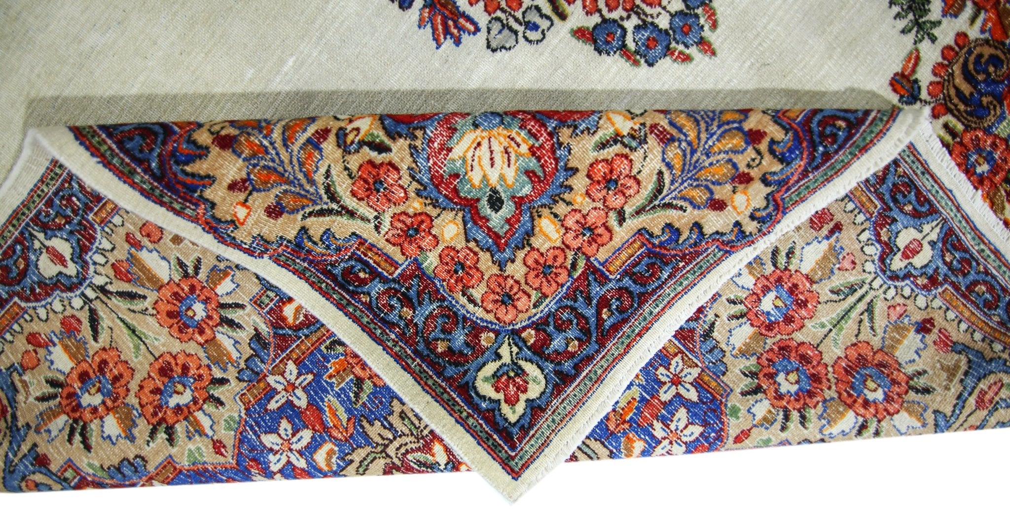Handmade Vintage Persian Kerman Rug | 321 x 215 cm | 10'6" x 7' - Najaf Rugs & Textile