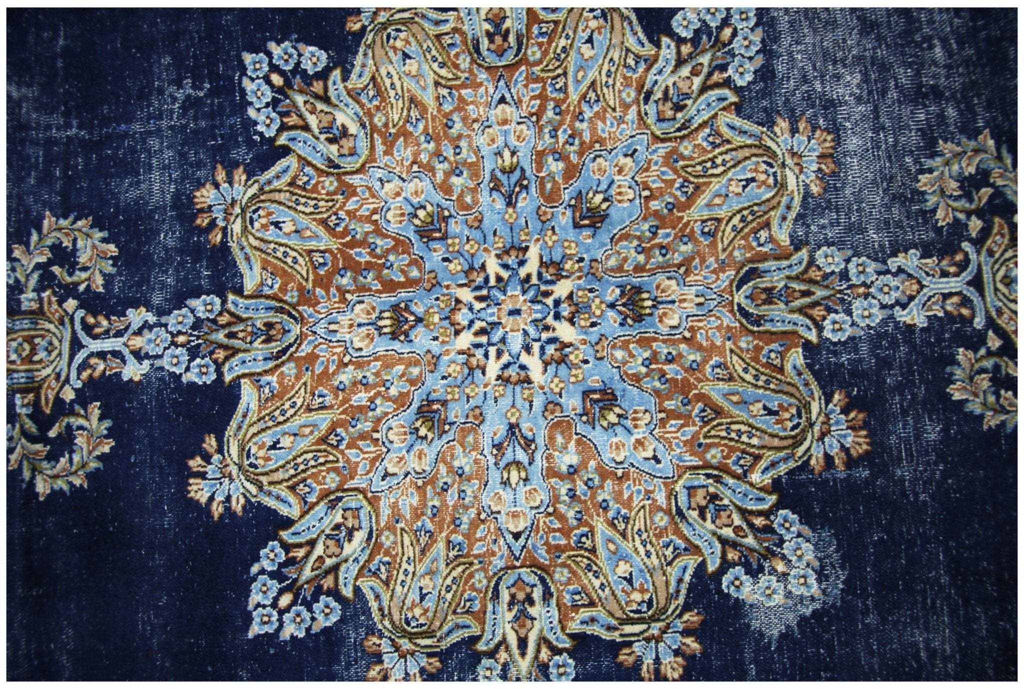 Handmade Vintage Persian Kerman Rug | 325 x 242 cm | 10'8" x 7'11" - Najaf Rugs & Textile