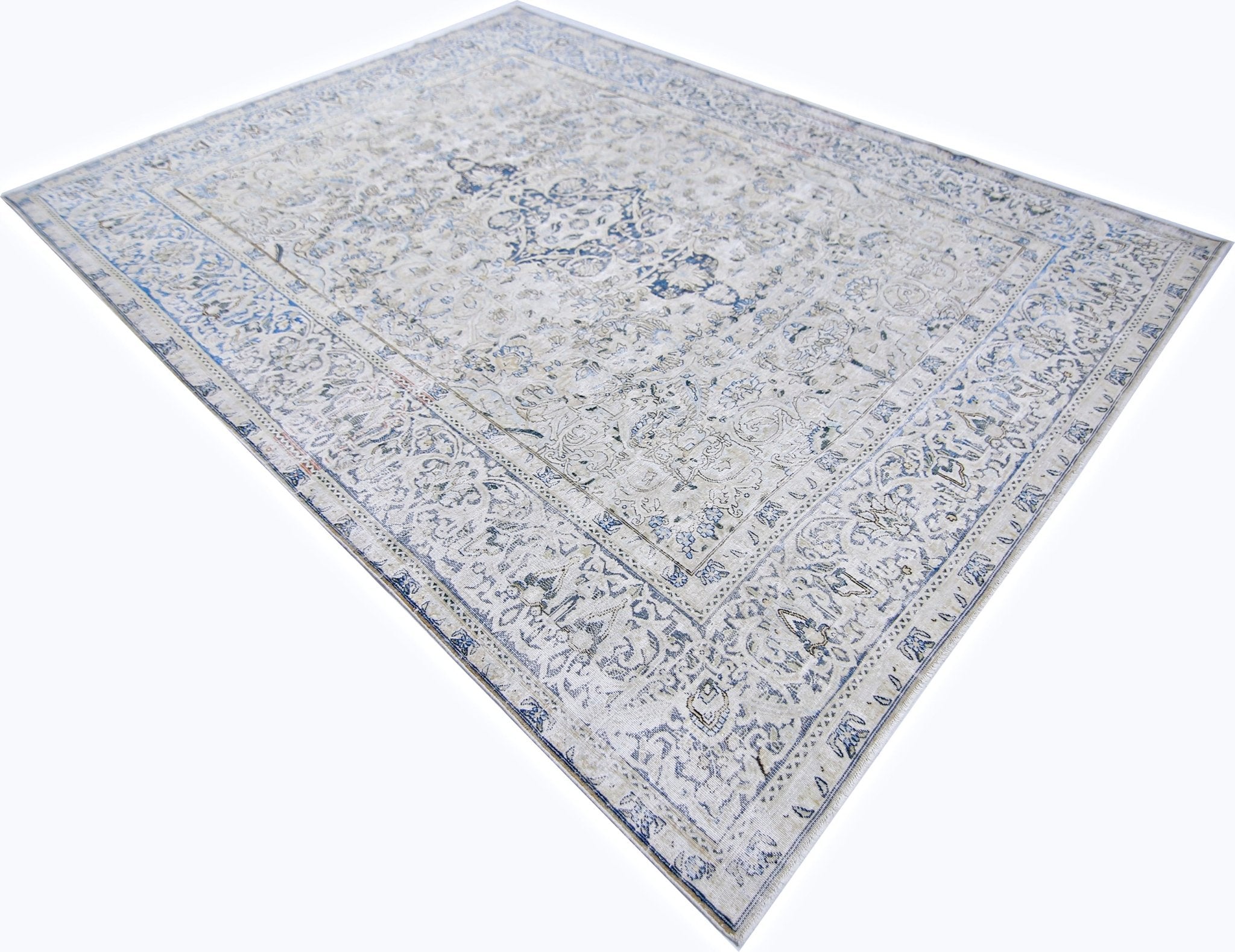 Handmade Vintage Persian Kerman Rug | 328 x 241 cm | 10'9" x 7'11" - Najaf Rugs & Textile