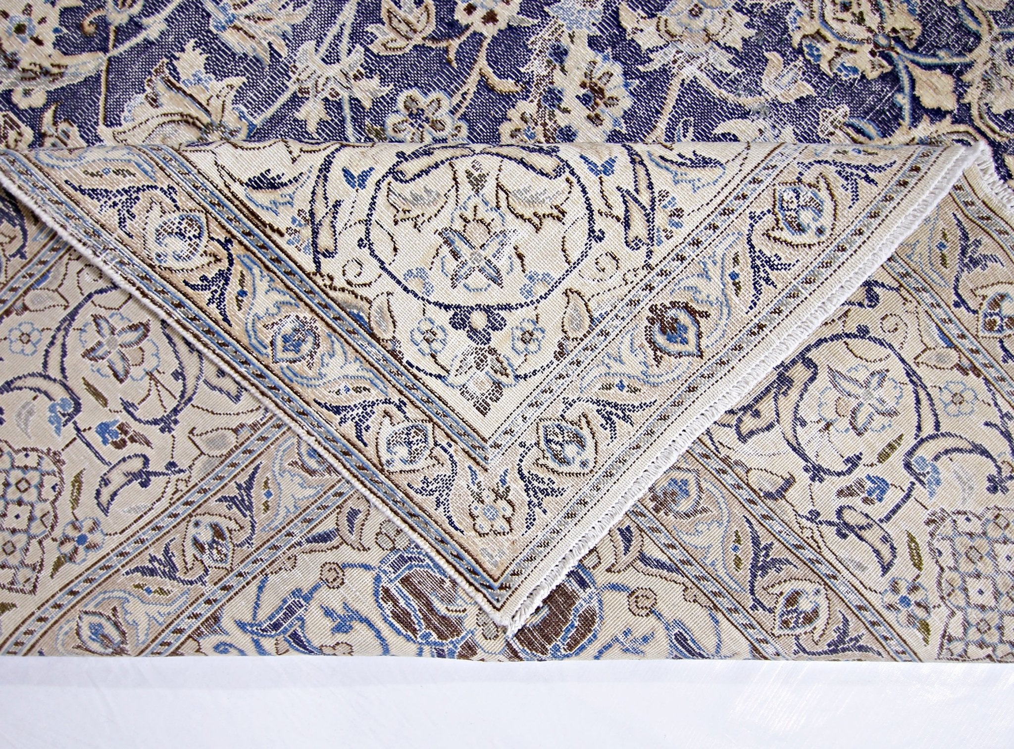 Handmade Vintage Persian Kerman Rug | 334 x 242 cm | 11' x 7'11" - Najaf Rugs & Textile