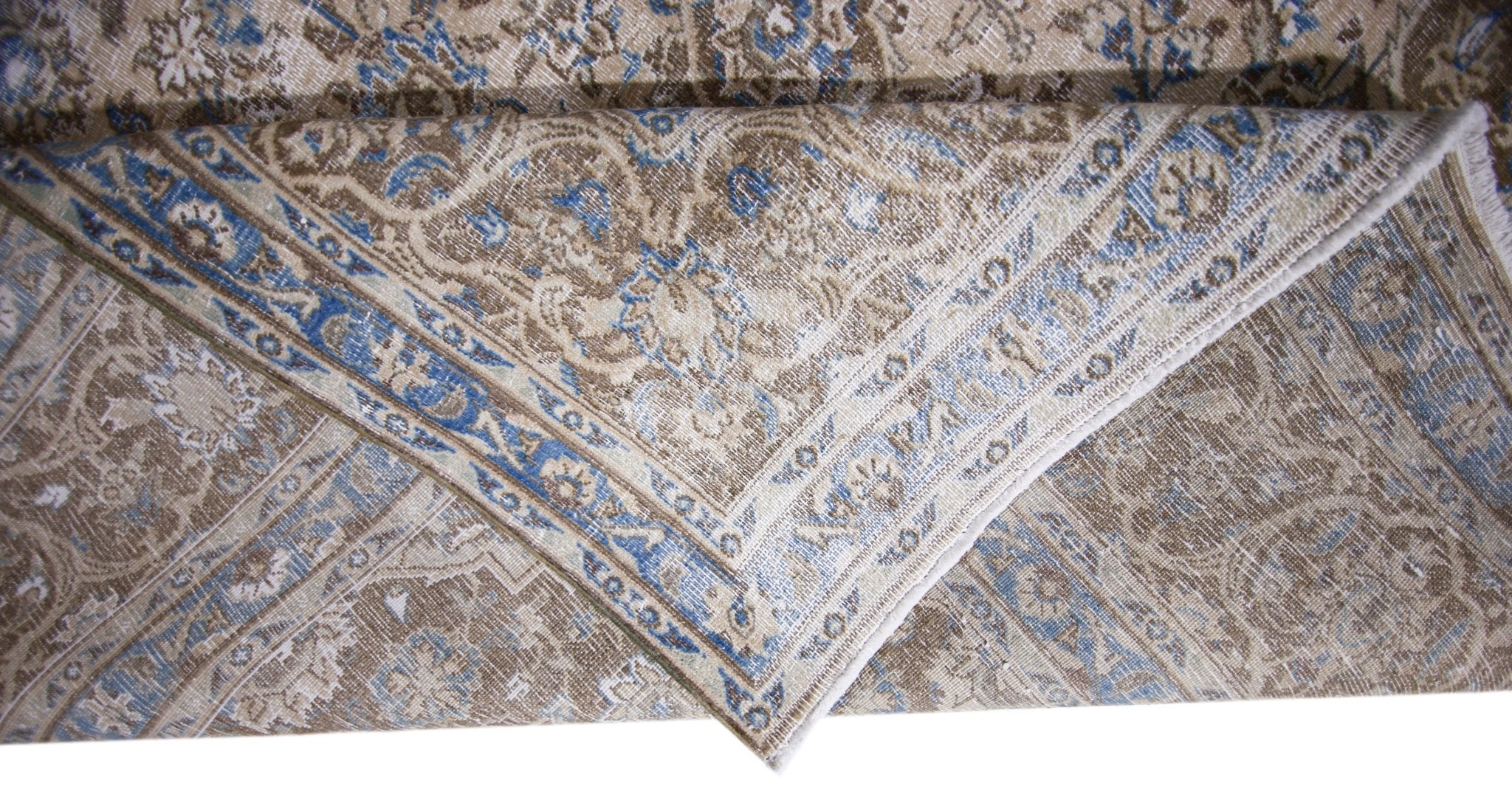 Handmade Vintage Persian Kerman Rug | 338 x 240 cm | 11'1" x 7'10" - Najaf Rugs & Textile