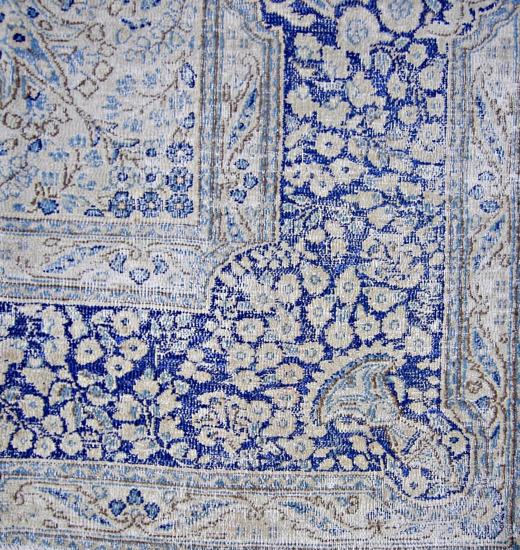 Handmade Vintage Persian Kerman Rug | 342 x 242 cm | 11'3" x 7'11" - Najaf Rugs & Textile