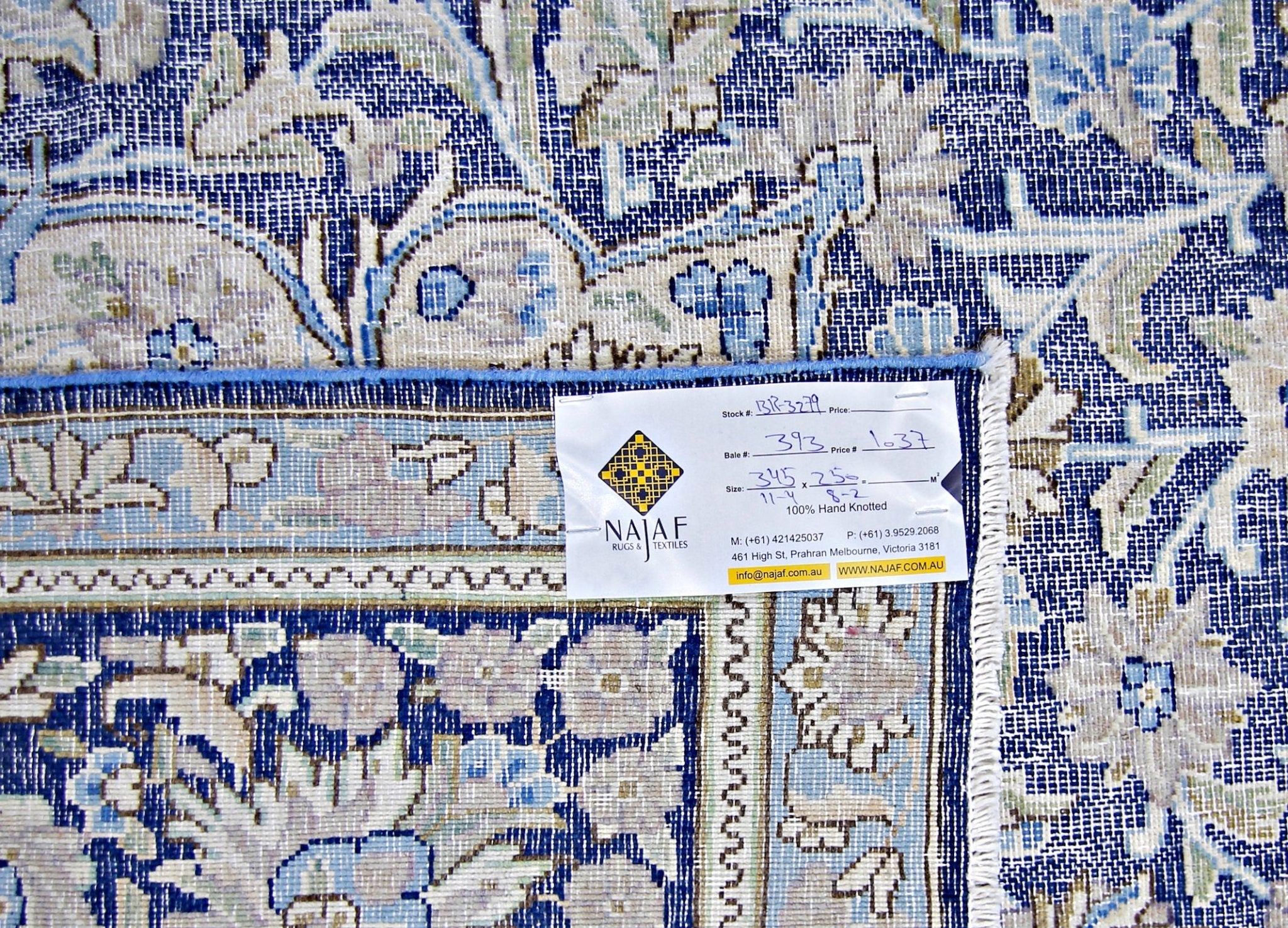 Handmade Vintage Persian Kerman Rug | 345 x 250 cm | 11'4" x 8'2" - Najaf Rugs & Textile