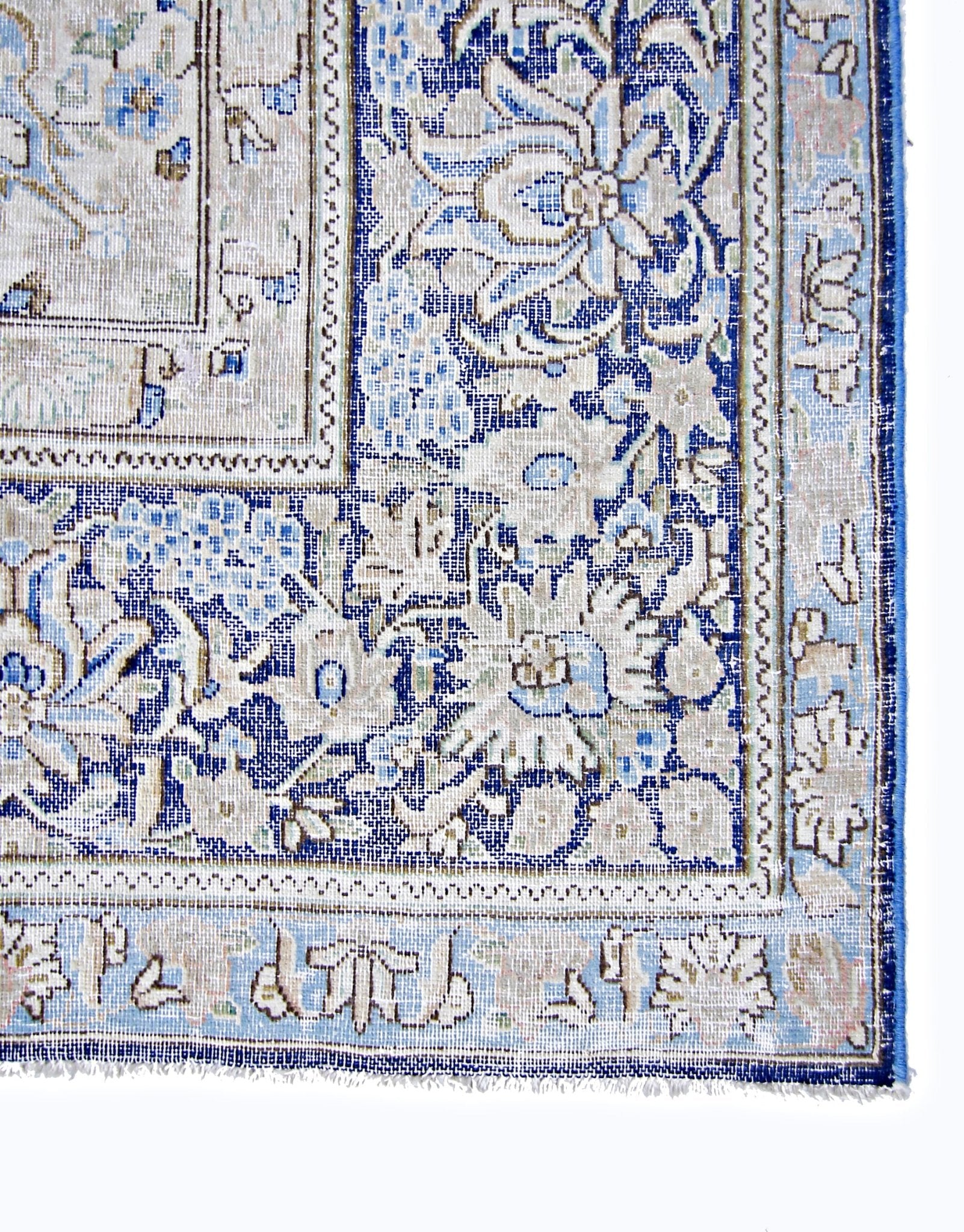 Handmade Vintage Persian Kerman Rug | 345 x 250 cm | 11'4" x 8'2" - Najaf Rugs & Textile