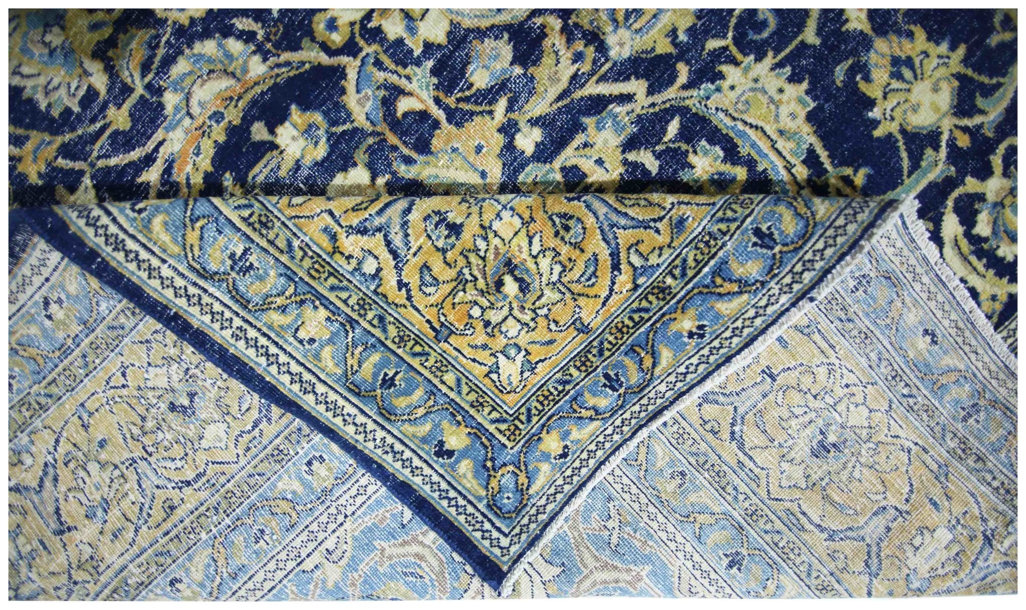 Handmade Vintage Persian Kerman Rug | 348 x 240 cm | 11'5" x 7'10" - Najaf Rugs & Textile