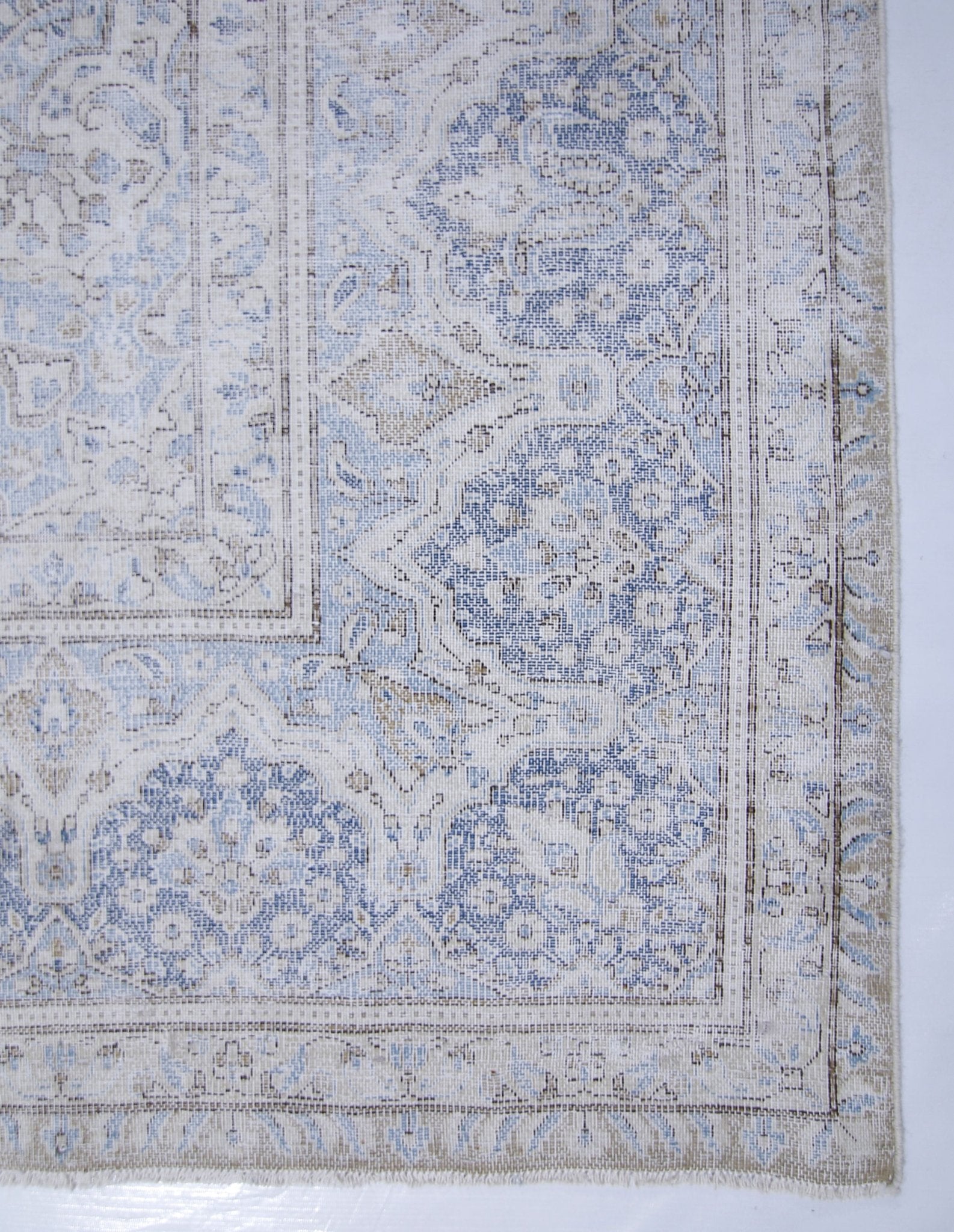 Handmade Vintage Persian Kerman Rug | 358 x 277 cm | 11'9" x 9'1" - Najaf Rugs & Textile