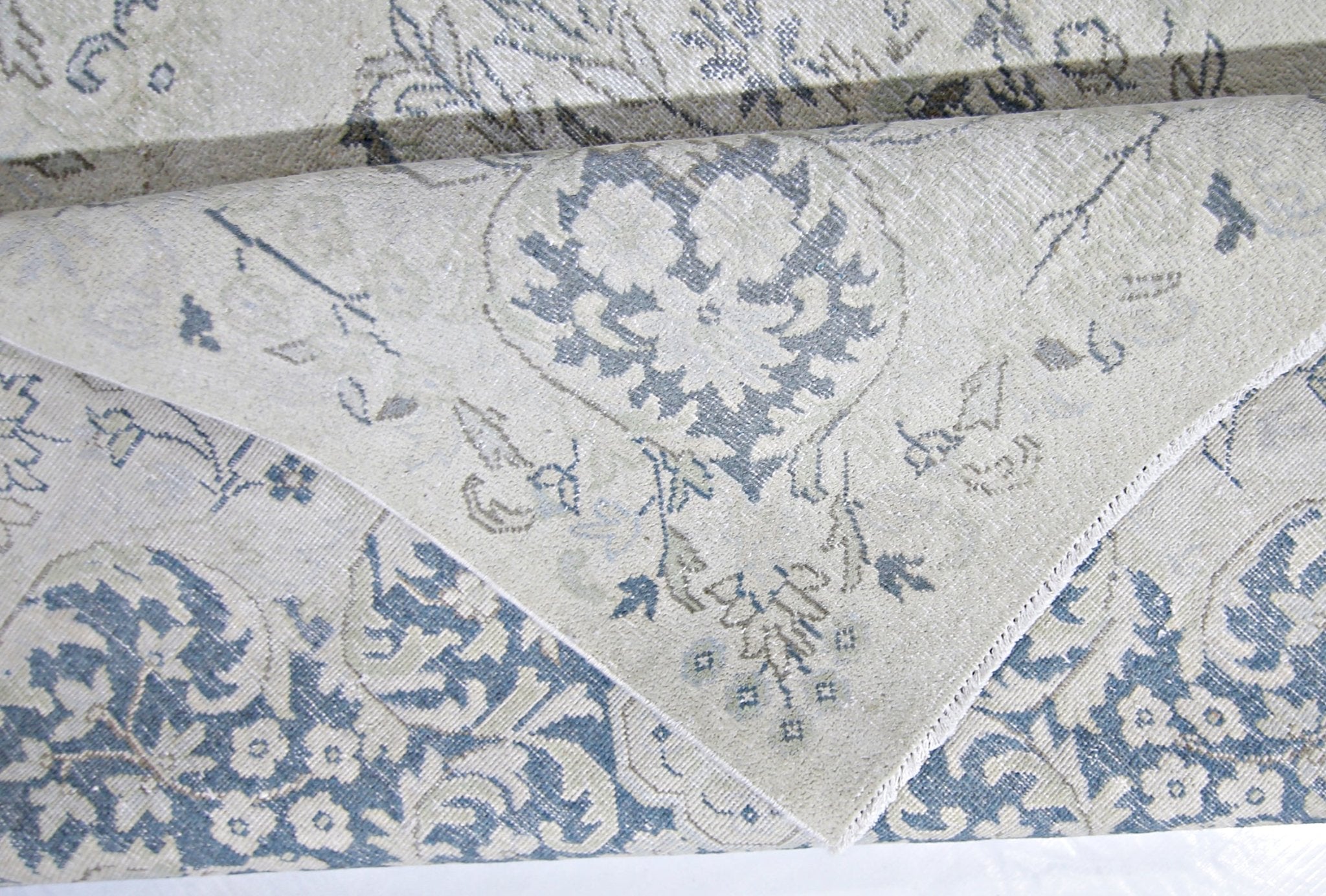 Handmade Vintage Persian Kerman Rug | 359 x 269 cm | 11'9" x 8'6" - Najaf Rugs & Textile