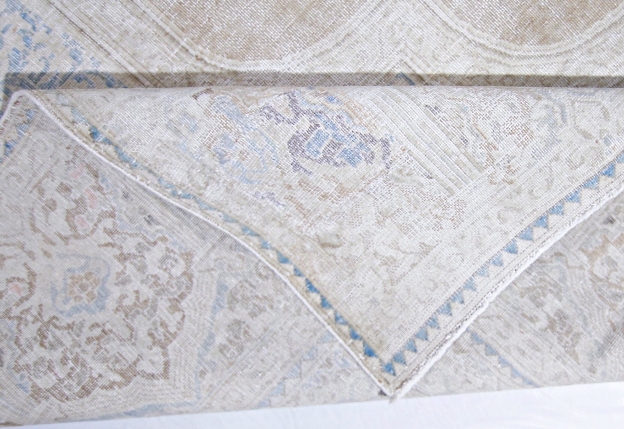 Handmade Vintage Persian Kerman Rug | 374 x 301 cm | 12'3" x 9'10" - Najaf Rugs & Textile