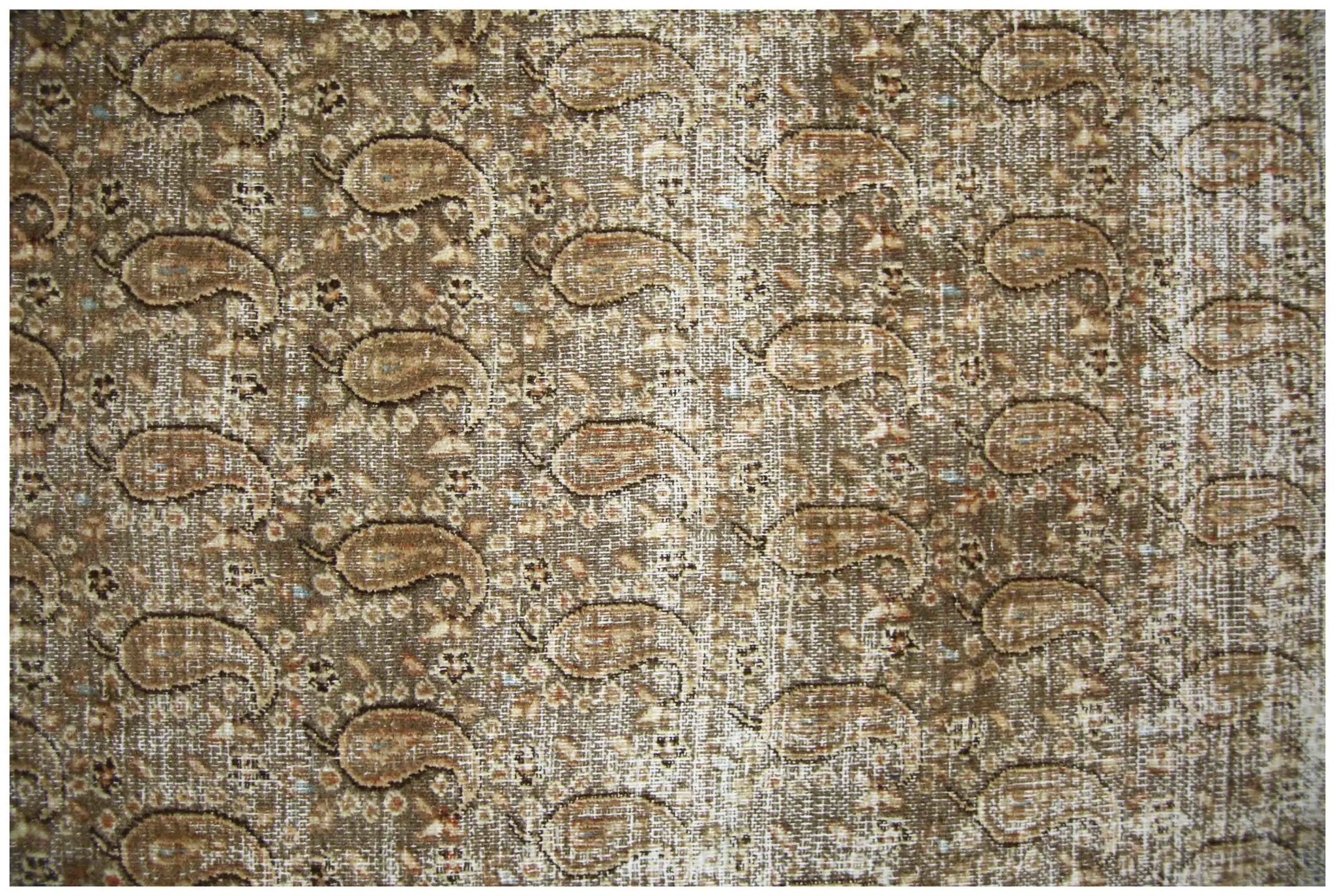 Handmade Vintage Persian Kerman Rug | 375 x 273 cm | 12'4" x 8'11" - Najaf Rugs & Textile