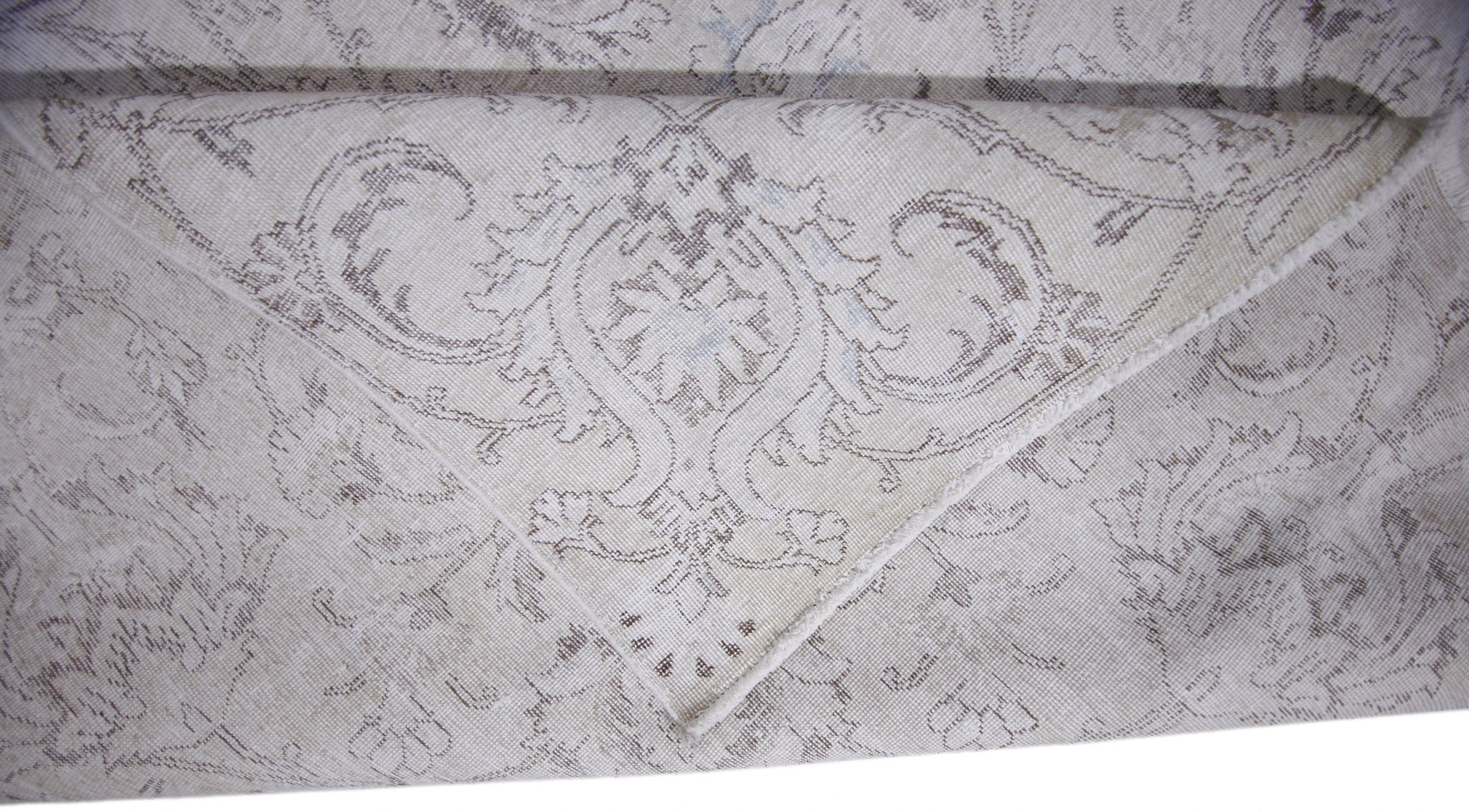 Handmade Vintage Persian Kerman Rug | 376 x 185 cm | 12'4" x 6'1" - Najaf Rugs & Textile