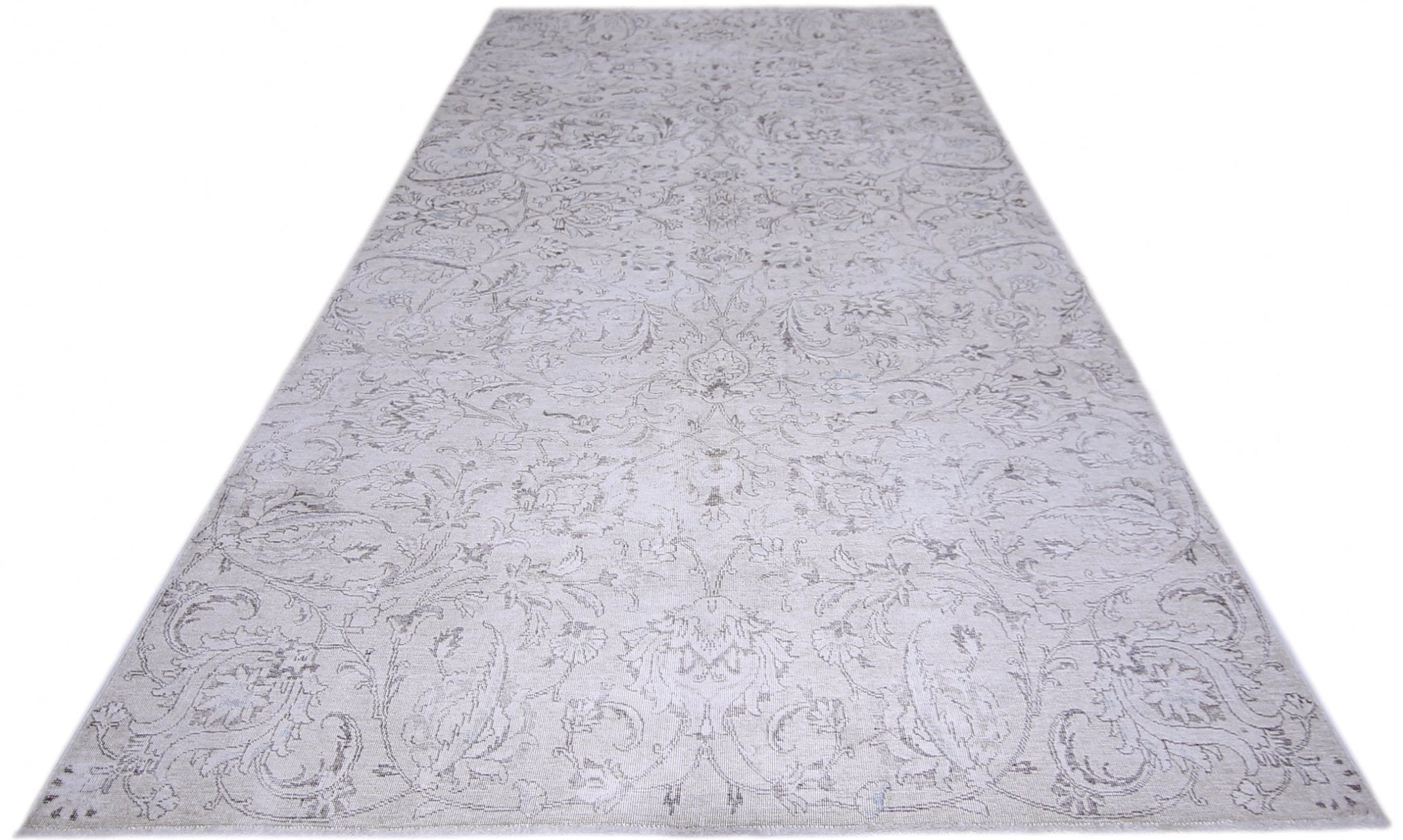 Handmade Vintage Persian Kerman Rug | 376 x 185 cm | 12'4" x 6'1" - Najaf Rugs & Textile