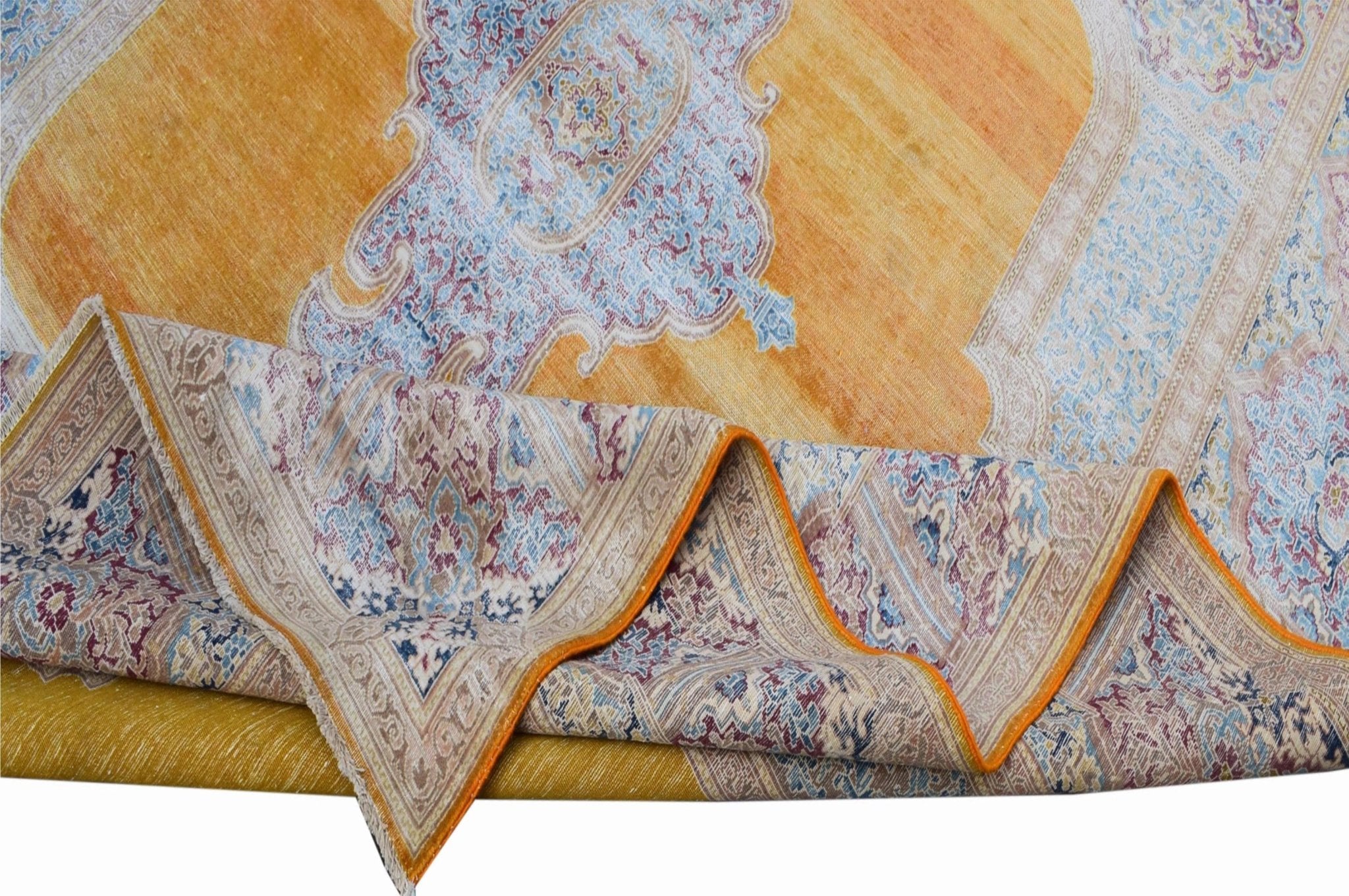 Handmade Vintage Persian Kerman Rug | 386 x 292 cm | 12'6" x 9'5" - Najaf Rugs & Textile