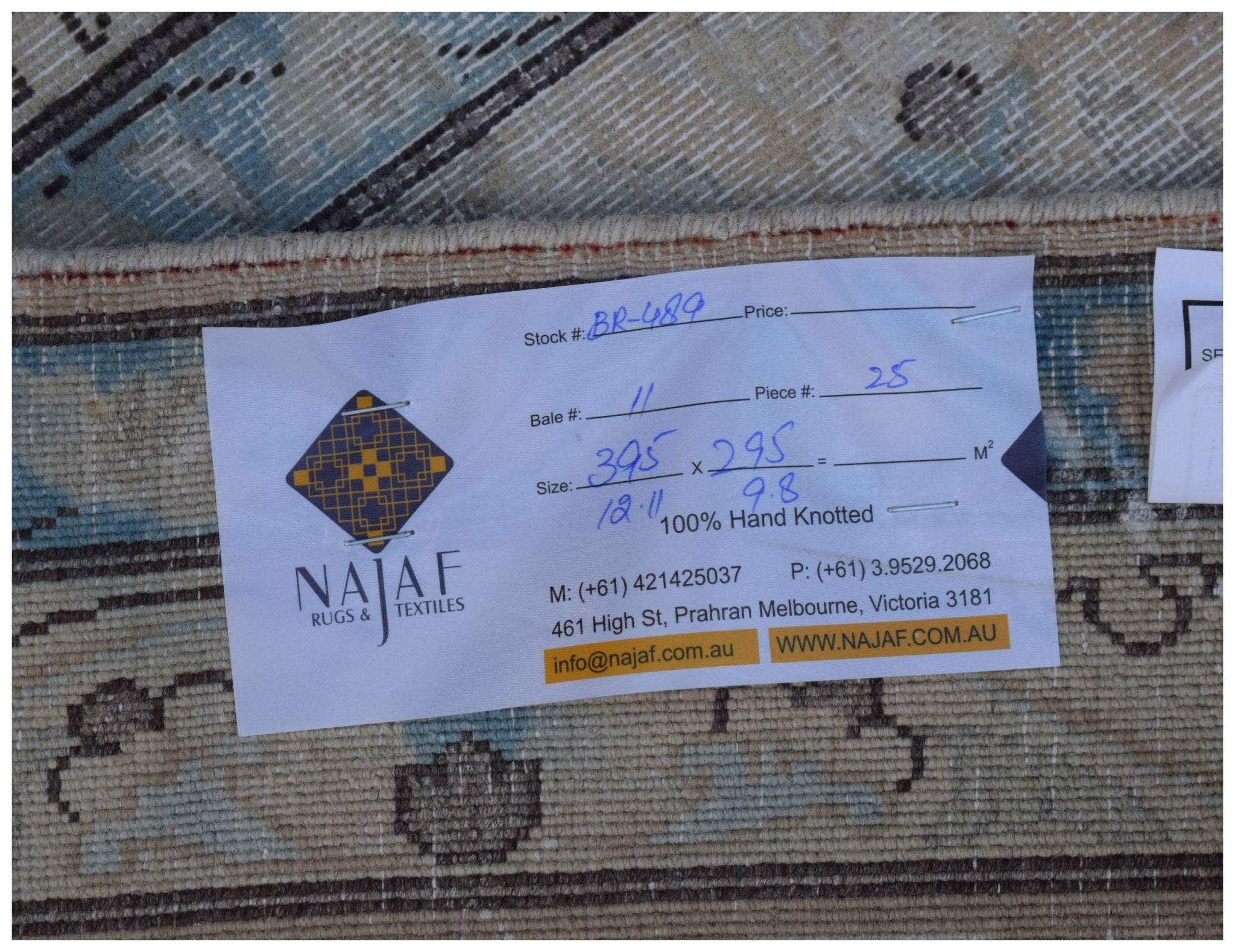 Handmade Vintage Persian Kerman Rug | 395 x 295 cm | 12'11" x 9'8" - Najaf Rugs & Textile