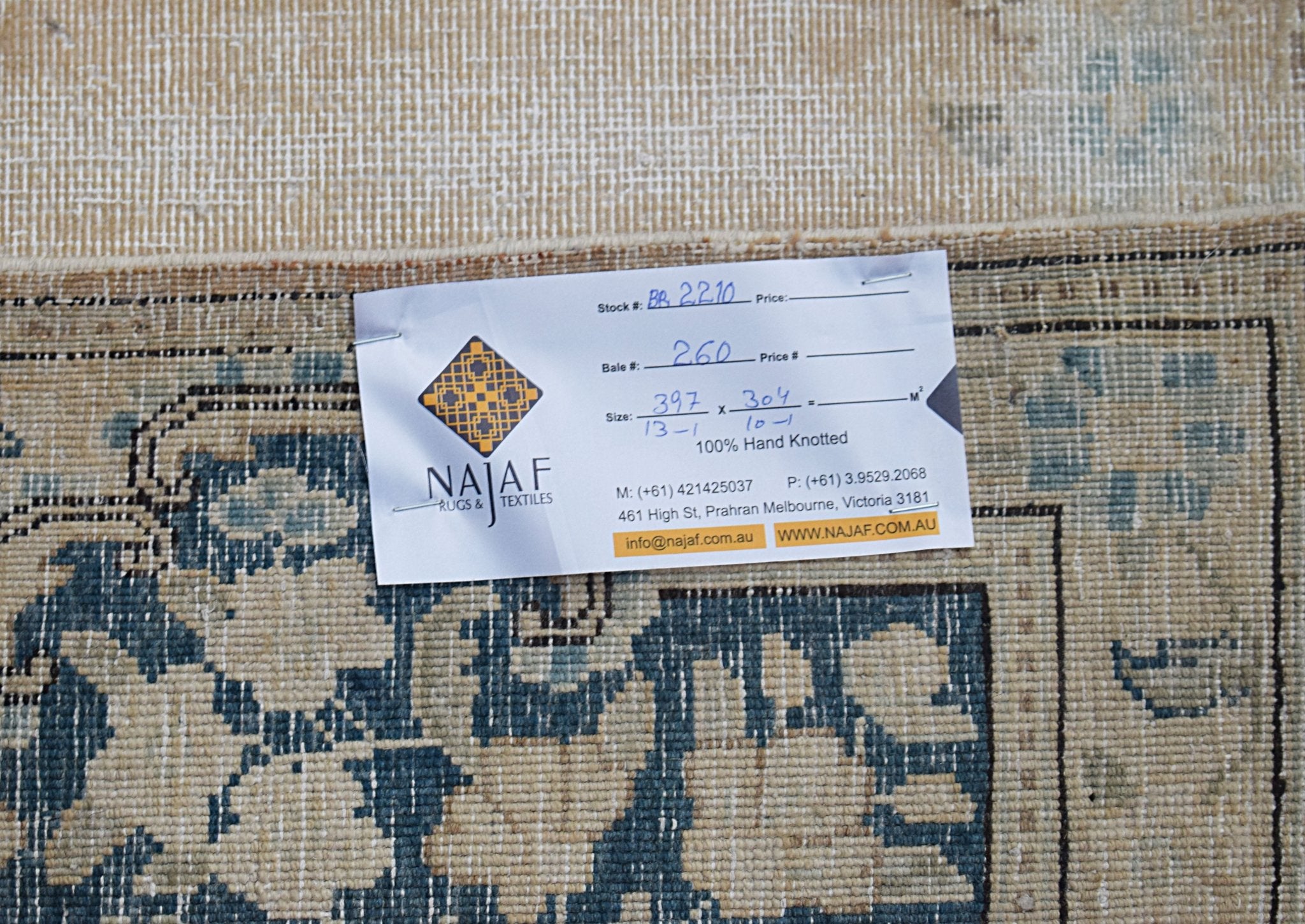 Handmade Vintage Persian Kerman Rug | 397 x 304 cm | 13'1" x 10' - Najaf Rugs & Textile