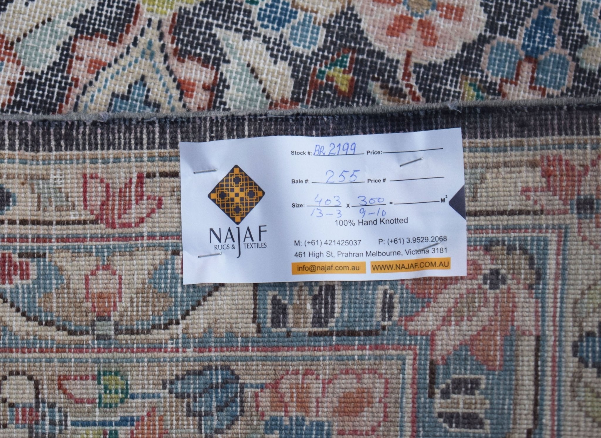 Handmade Vintage Persian Kerman Rug | 403 x 300 cm | 13'3" x 9'10" - Najaf Rugs & Textile