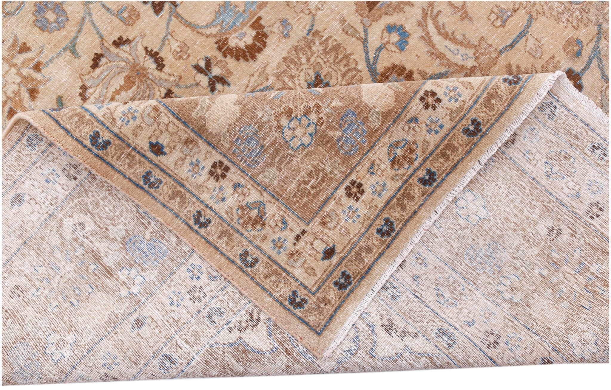 Handmade Vintage Persian Kerman Rug | 485 x 325 cm | 15'11" x 10'8" - Najaf Rugs & Textile