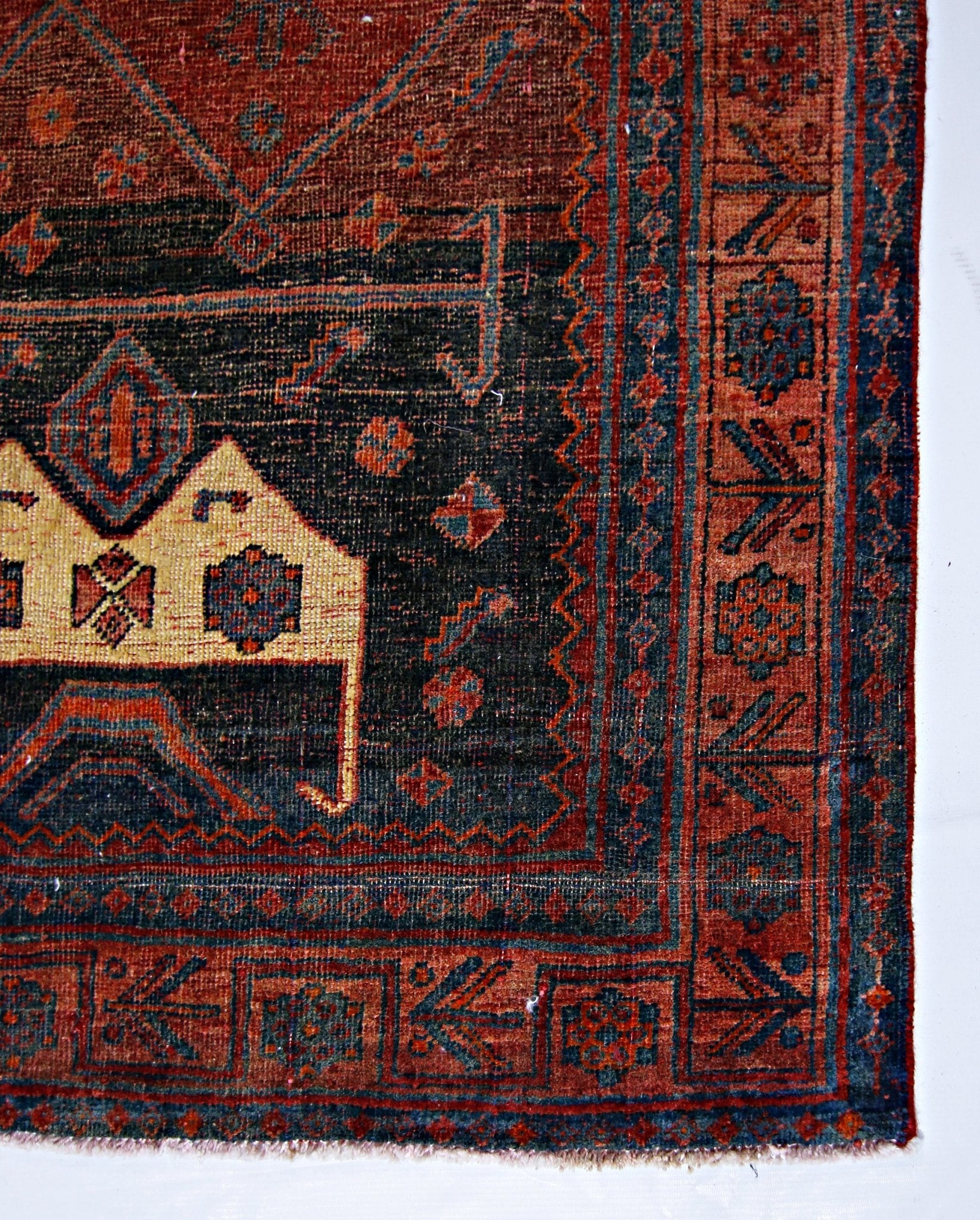 Handmade Vintage Persian Koliai Rug | 285 x 142 cm | 9'4" x 4'8" - Najaf Rugs & Textile