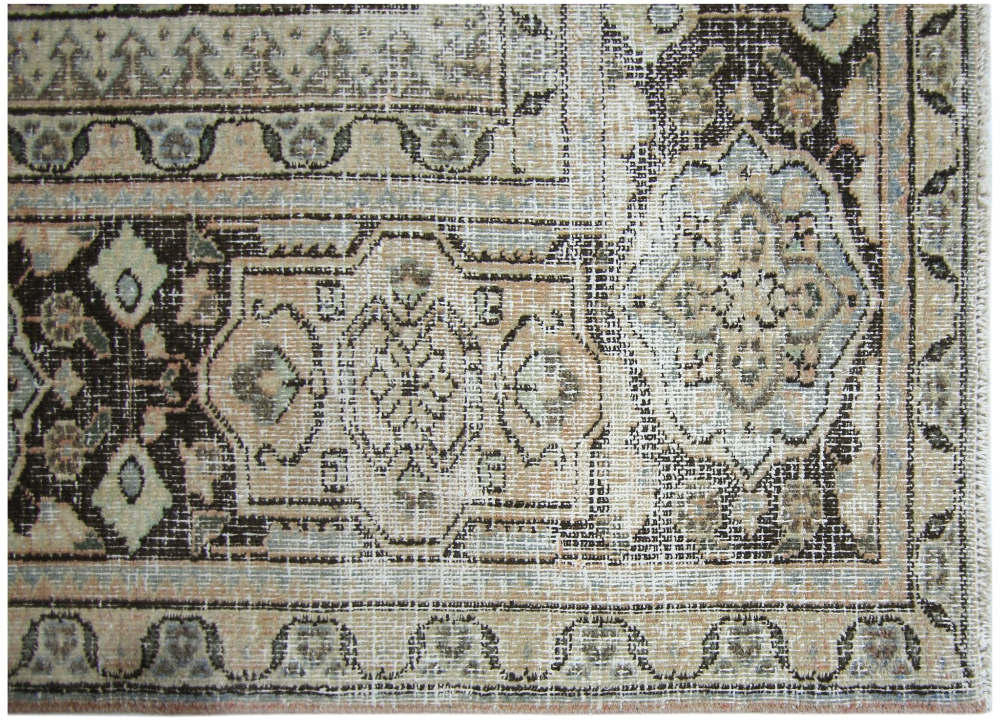 Handmade Vintage Persian Moud Rug | 322 x 241 cm | 10'7" x 7'11" - Najaf Rugs & Textile
