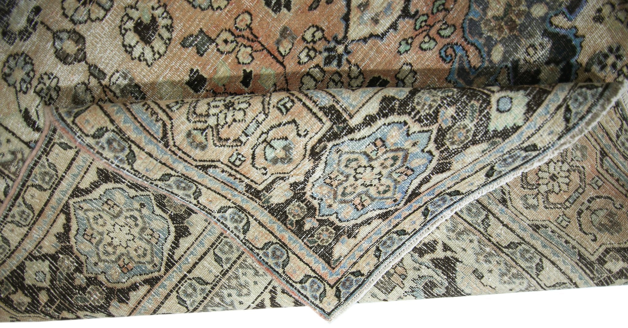 Handmade Vintage Persian Moud Rug | 322 x 241 cm | 10'7" x 7'11" - Najaf Rugs & Textile